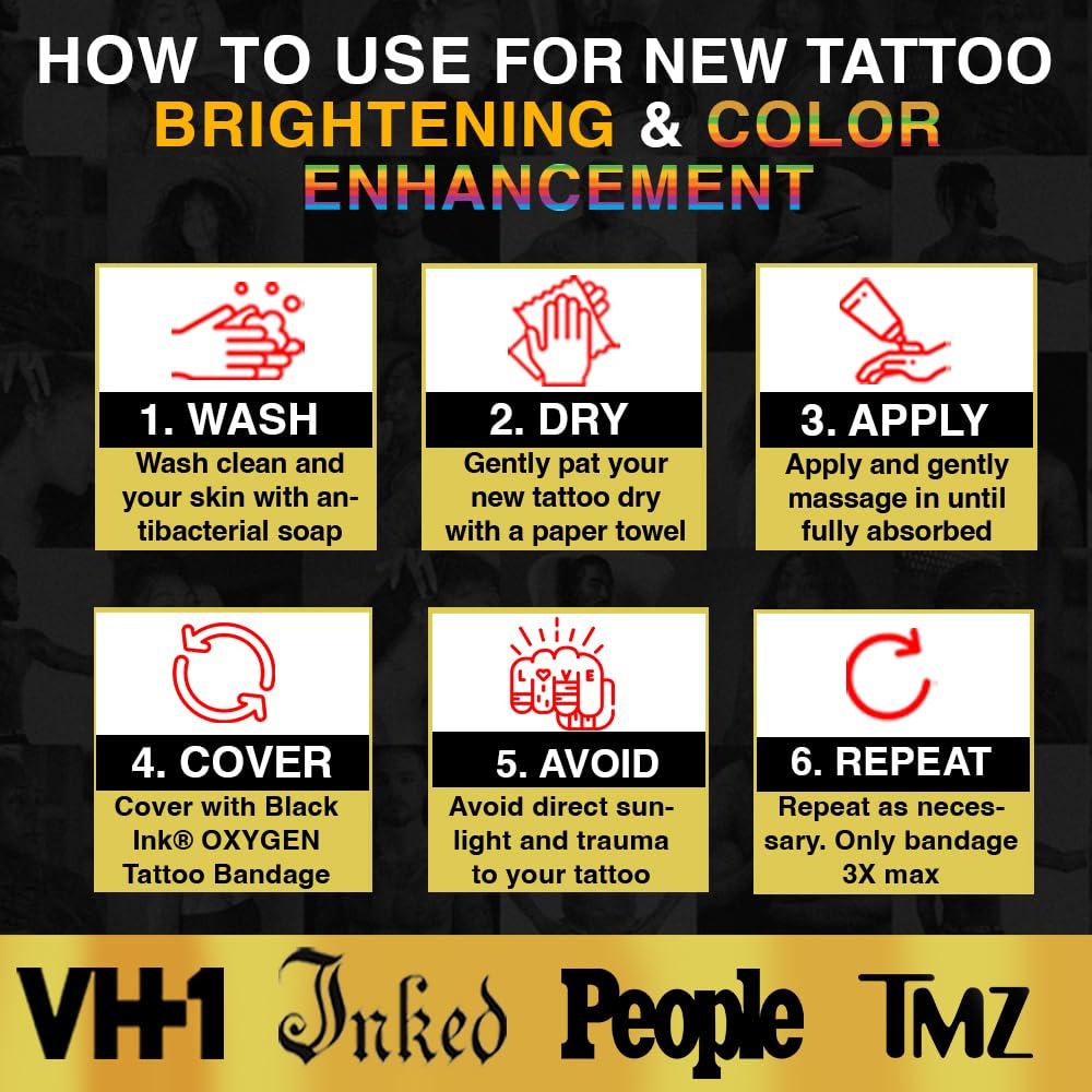 Crema Post Tatuaje Black Ink 44.36 ml - Aclarante y Hidratante