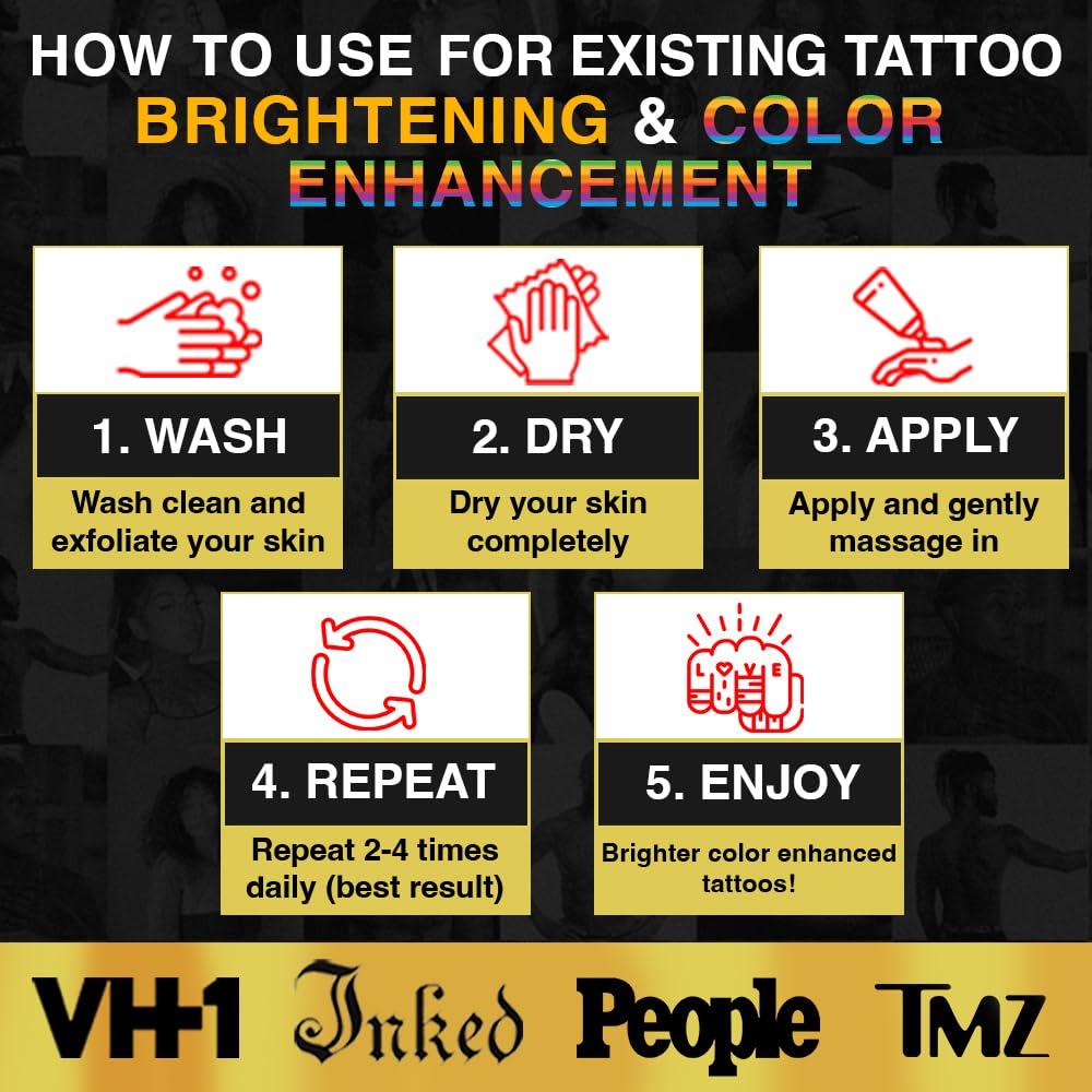 Crema Post Tatuaje Black Ink 44.36 ml - Aclarante y Hidratante