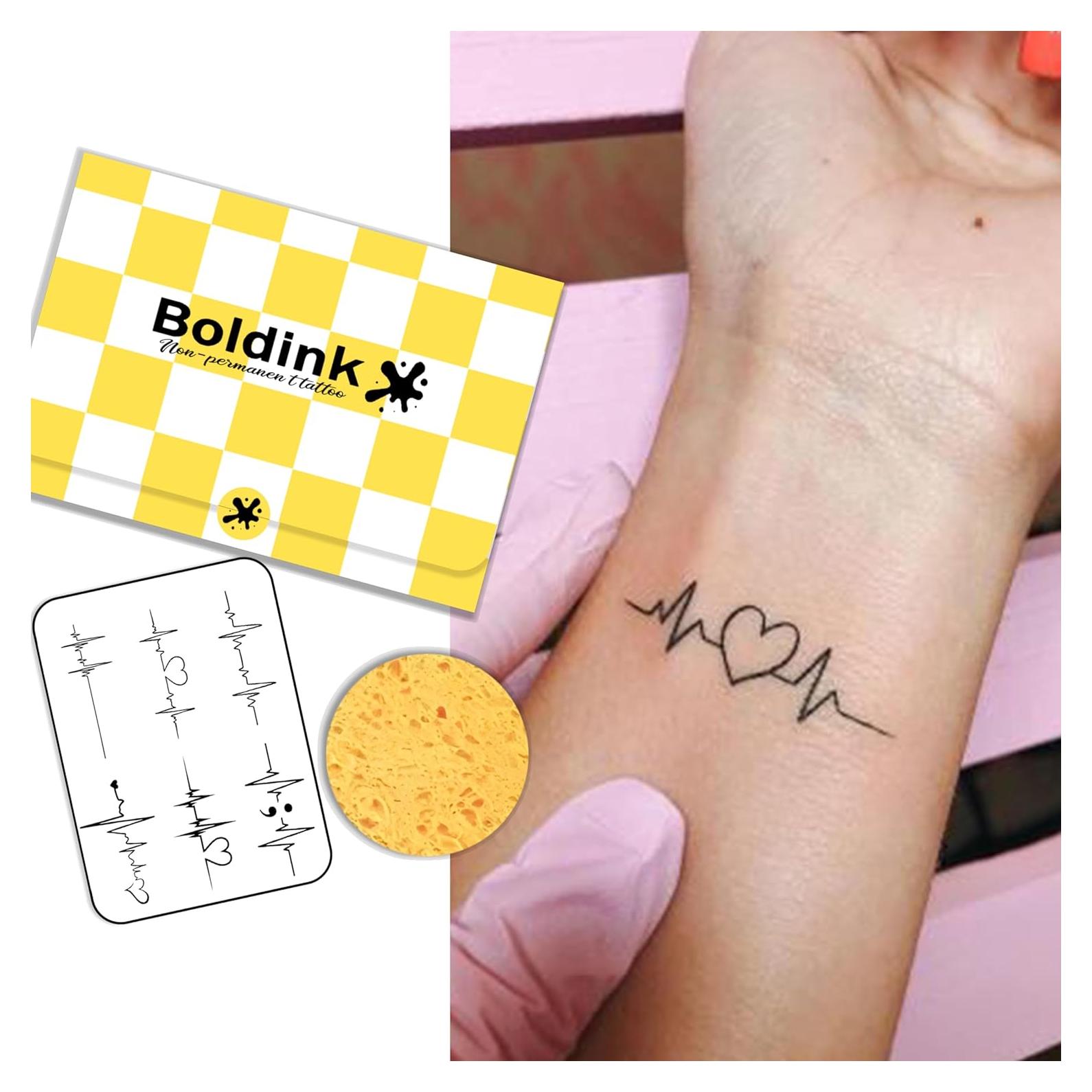 Tatuajes Semipermanentes Boldink Electrocardiograma 7-14 Días