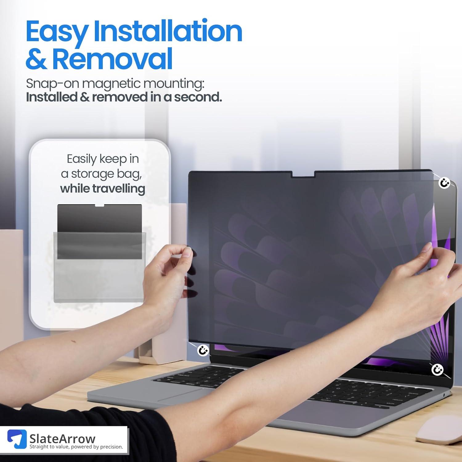 Pantalla de Privacidad Magnética SlateArrow 13" Antirreflejo