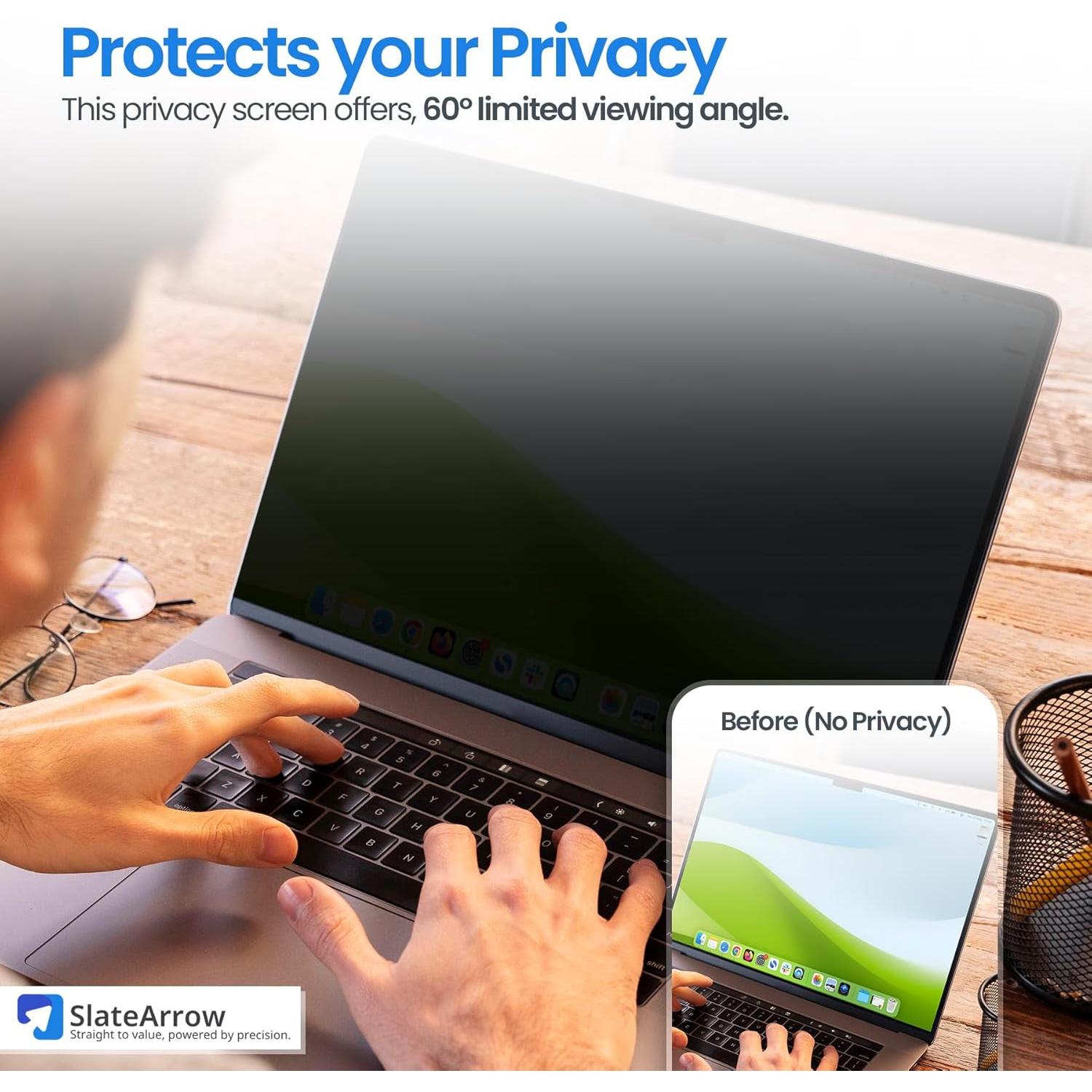 Pantalla de Privacidad Magnética SlateArrow 13" Antirreflejo