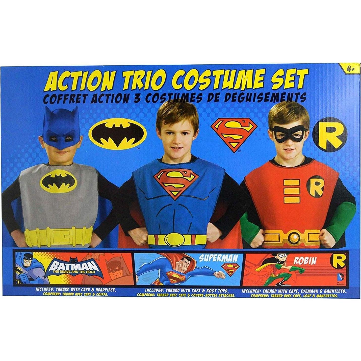 Conjunto de Disfraces de Superhéroes DC Rubies para Niños