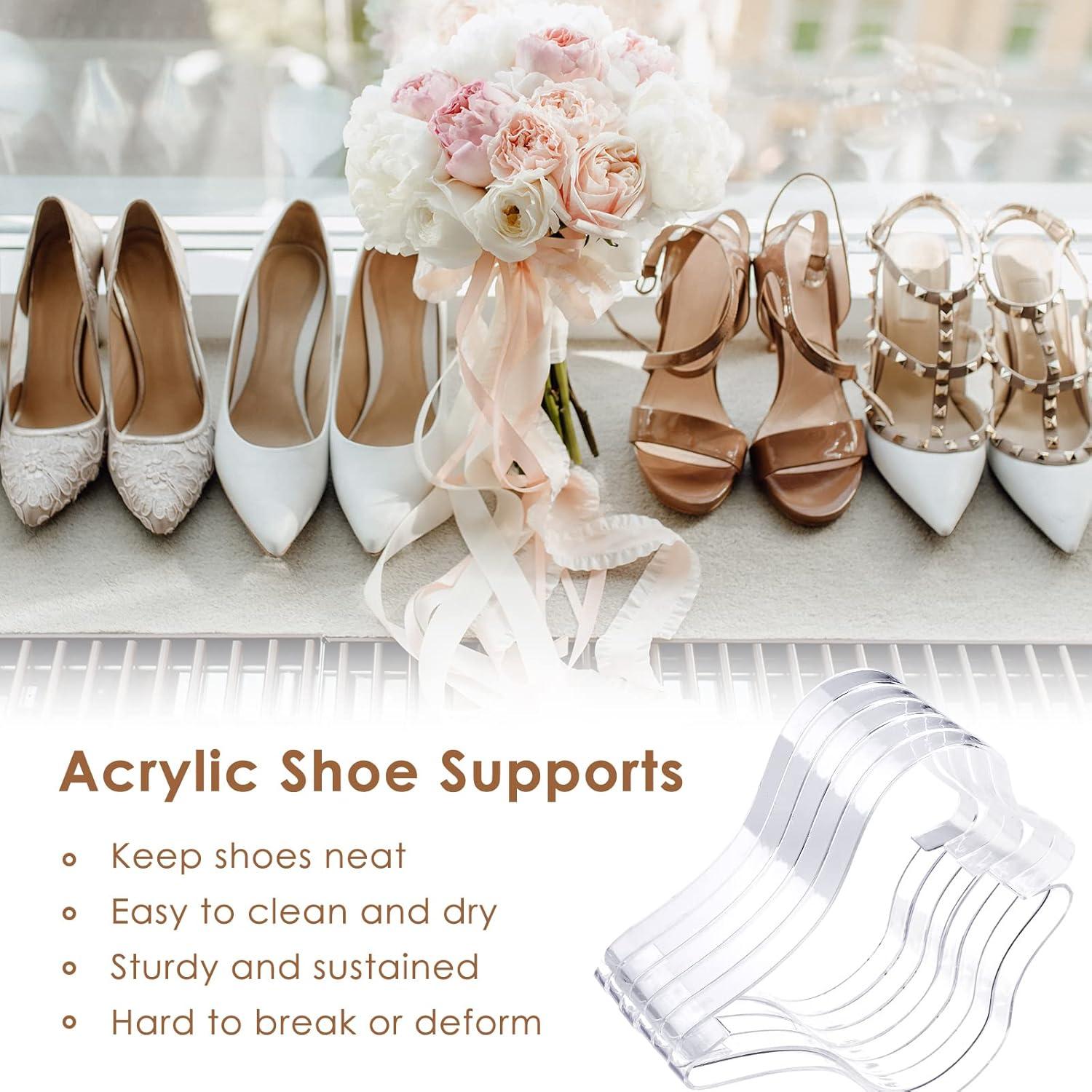 Soporte de Exhibición de Zapatos Acrílico Patelai 20 Pcs 22x12cm