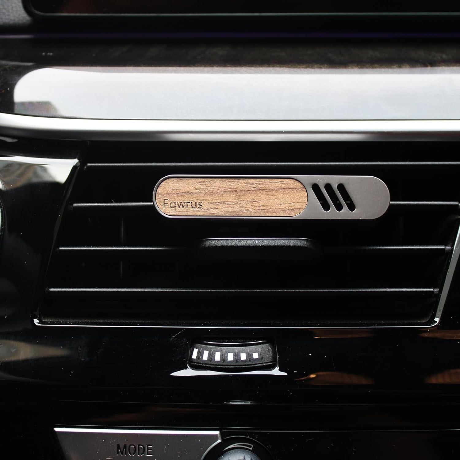 Clip de Ventilación para Ambientador de Coche Fqwrus - Metal y Madera