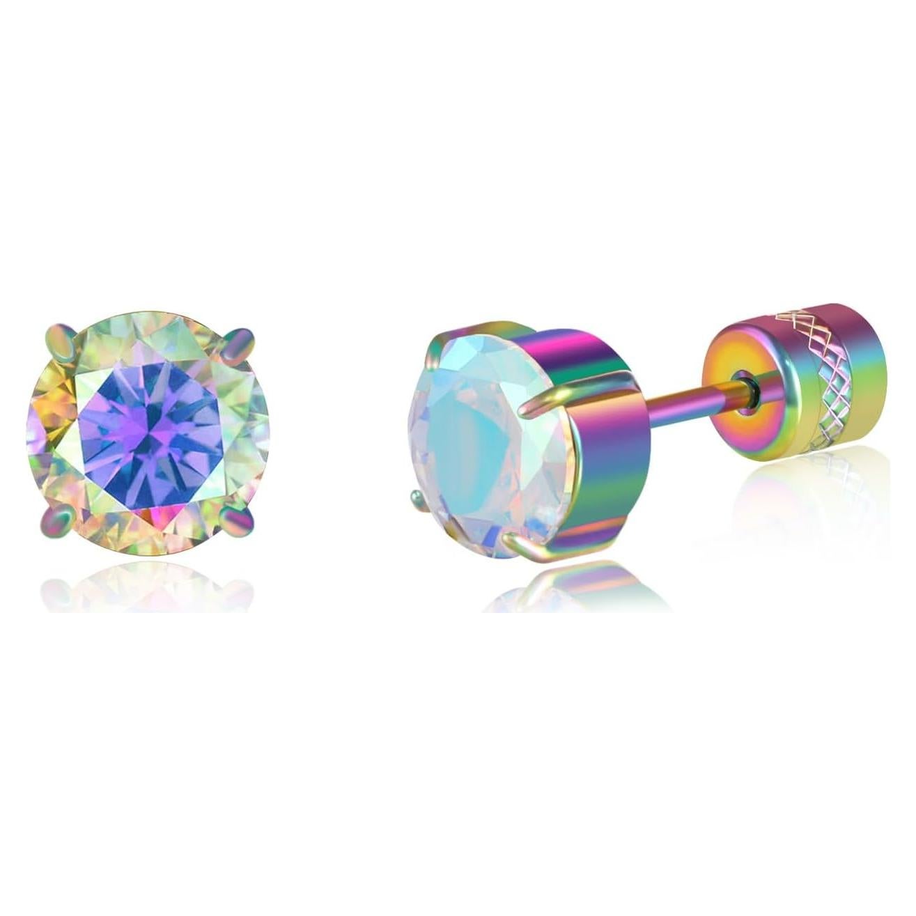 Pendientes de Titanio Puro Hopply G23 Hipoalergénicos 20G