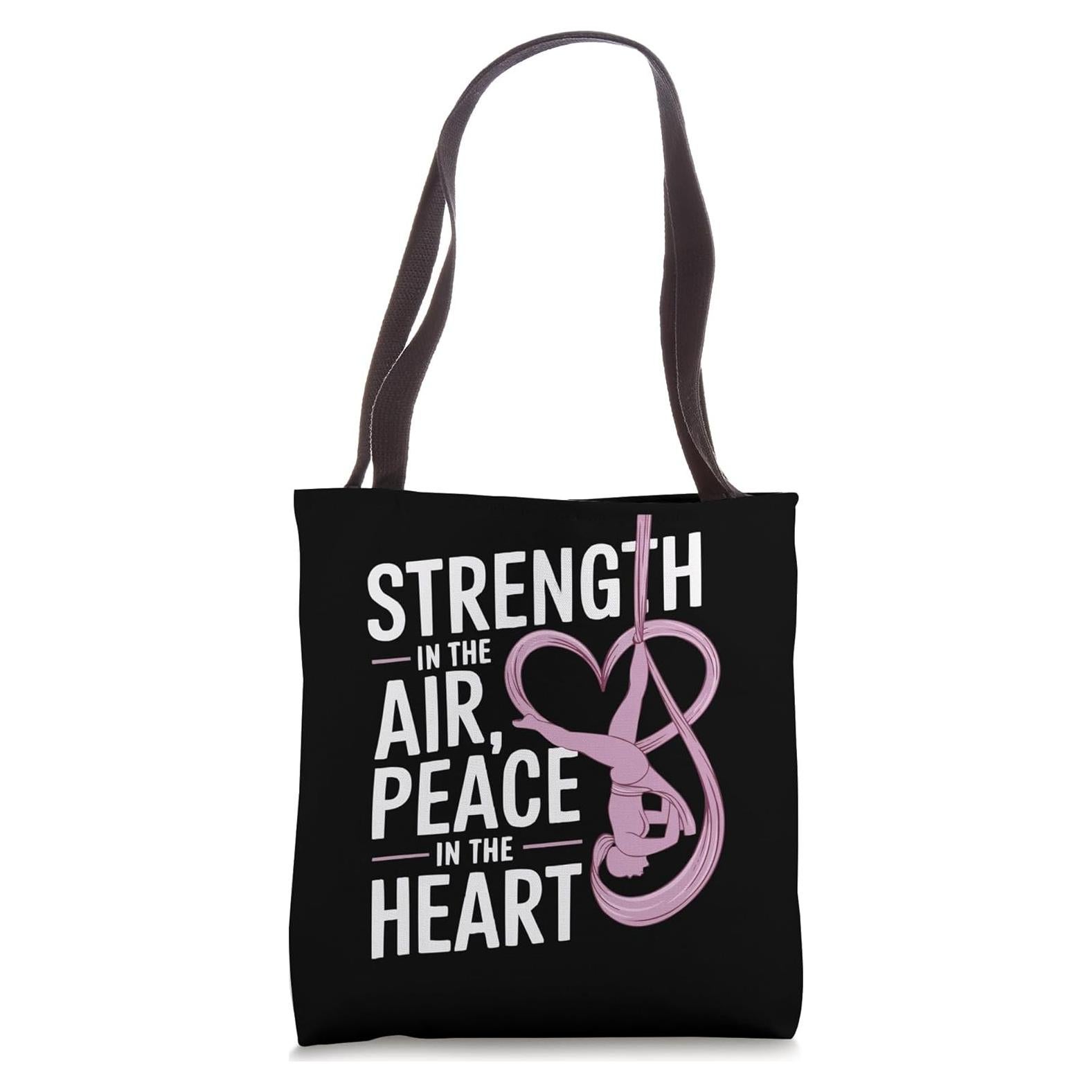 Bolsa Tote Yoga Aéreo Zen 40.64 cm con Asas de Algodón