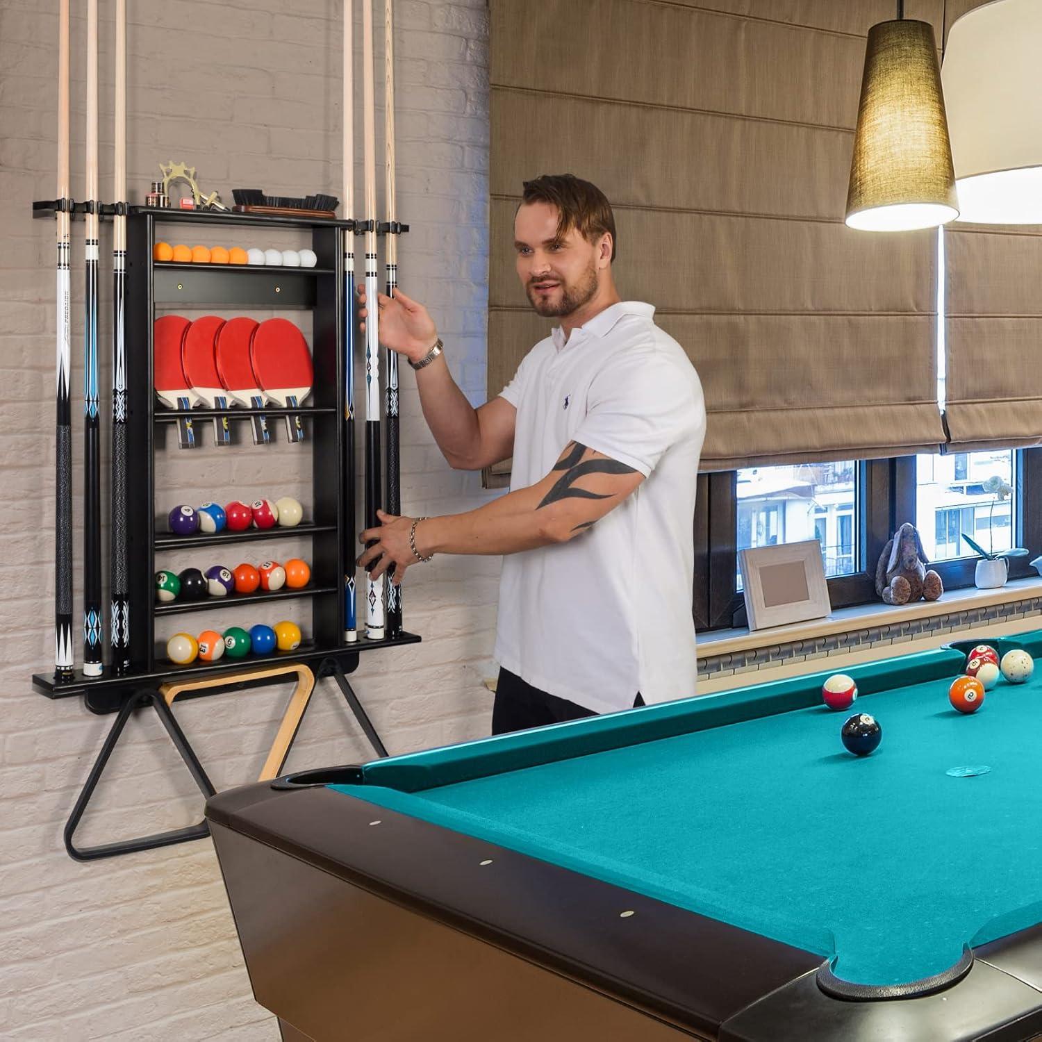 Soporte para Palos de Billar y Ping Pong XCSOURCE 2-en-1