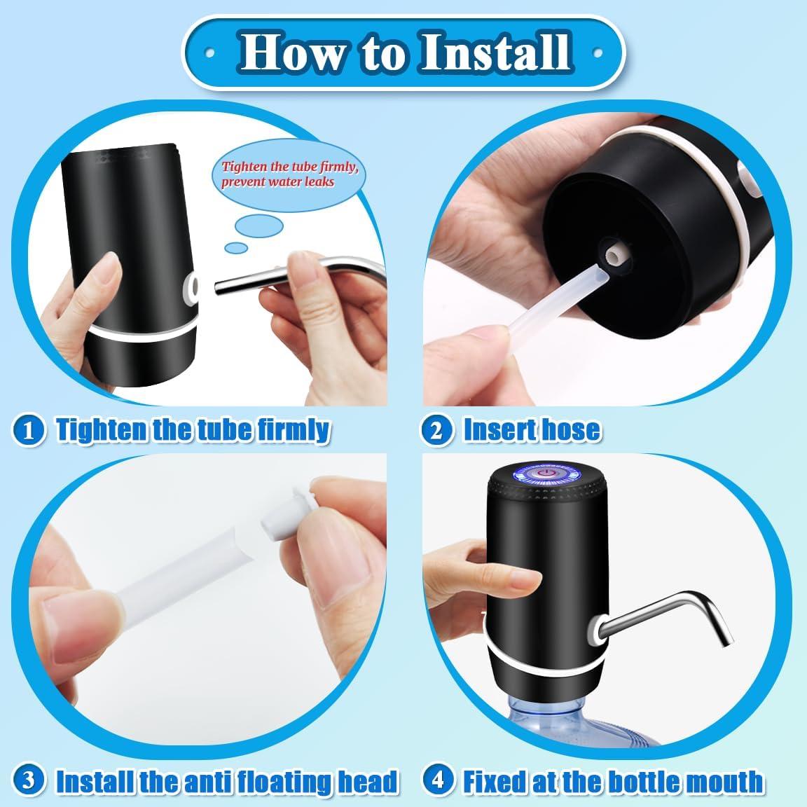 Dispensador de Agua Eléctrico Beyio 5 Galones USB Portátil