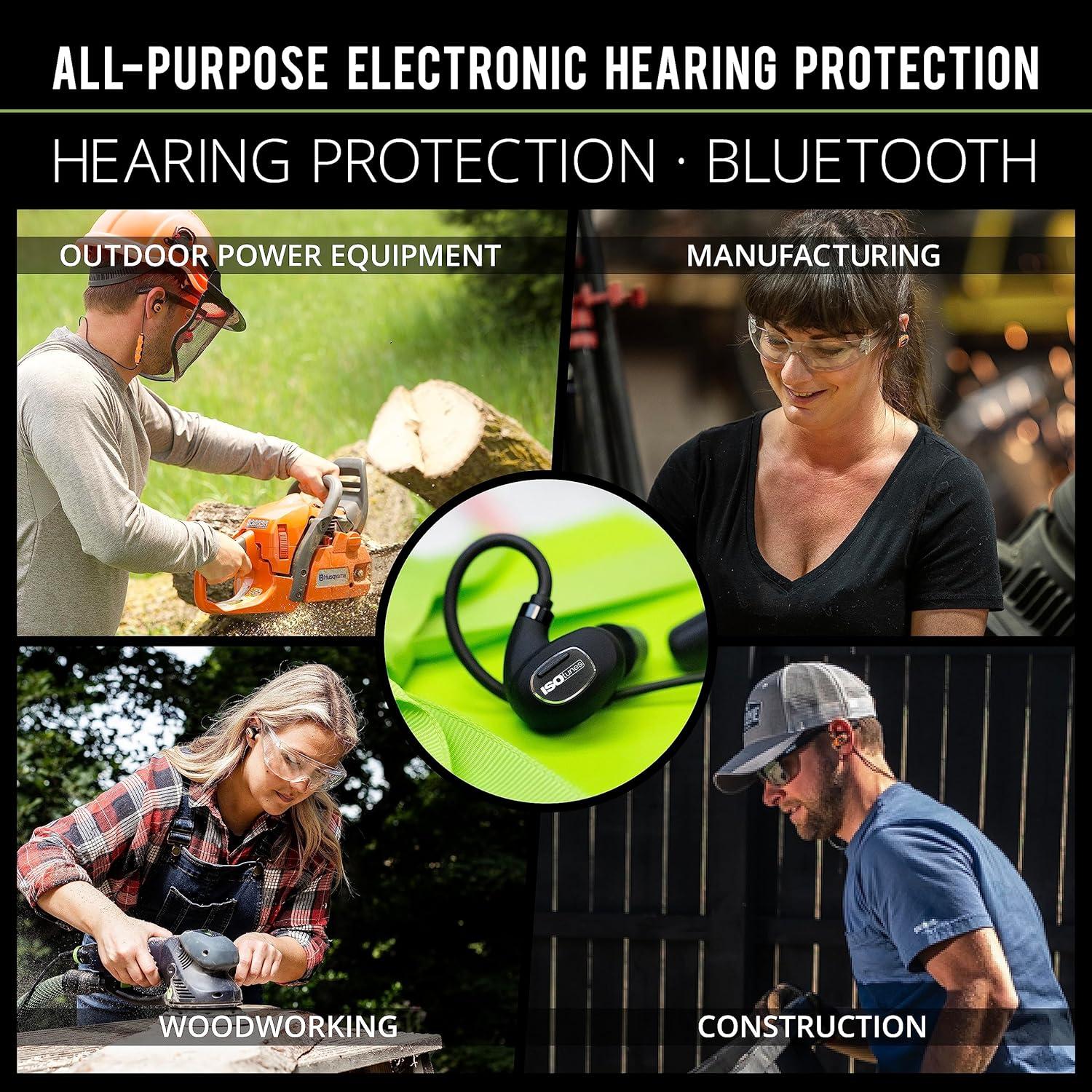 Auriculares Bluetooth ISOtunes PRO 2.0 con Reducción de Ruido 27 dB