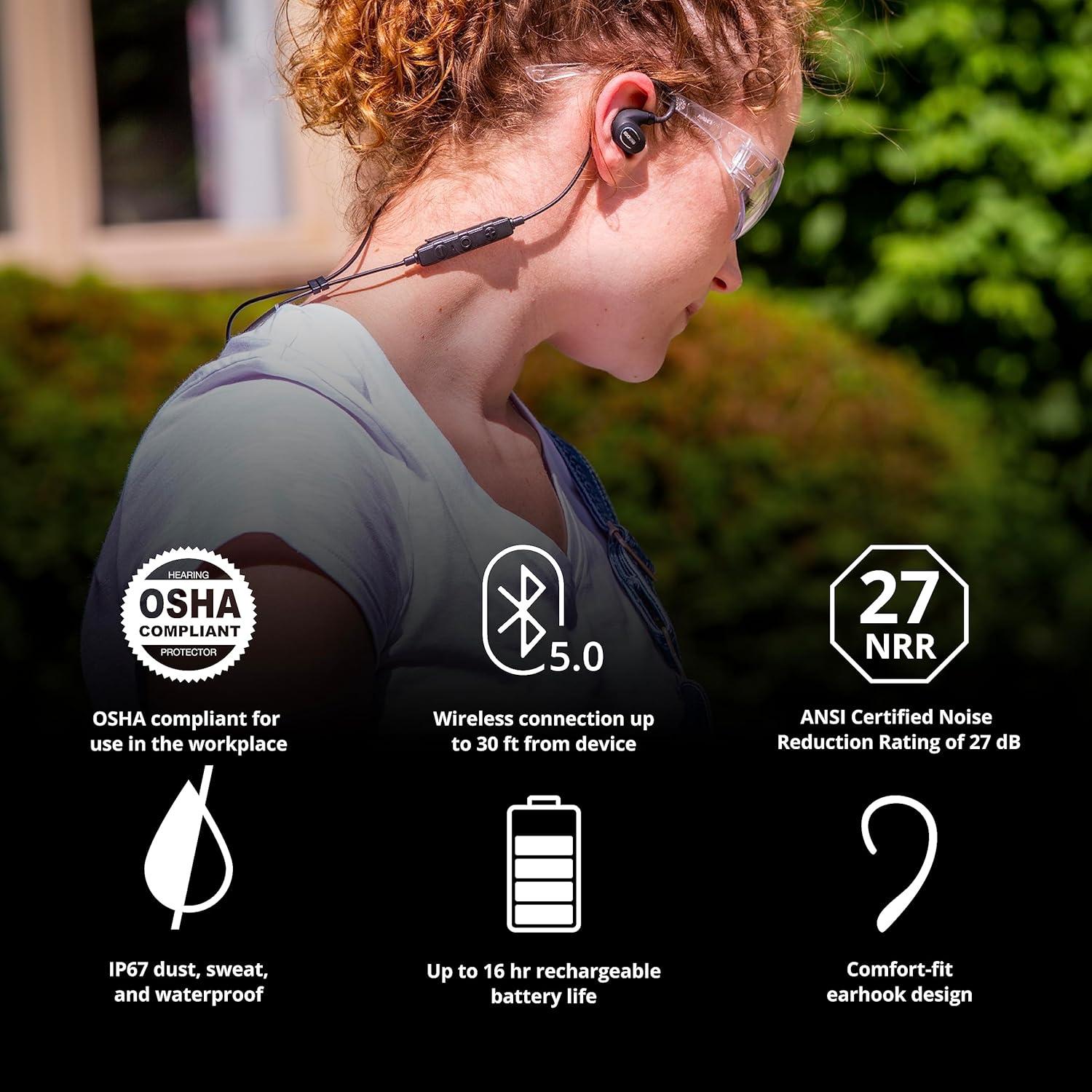 Auriculares Bluetooth ISOtunes PRO 2.0 con Reducción de Ruido 27 dB