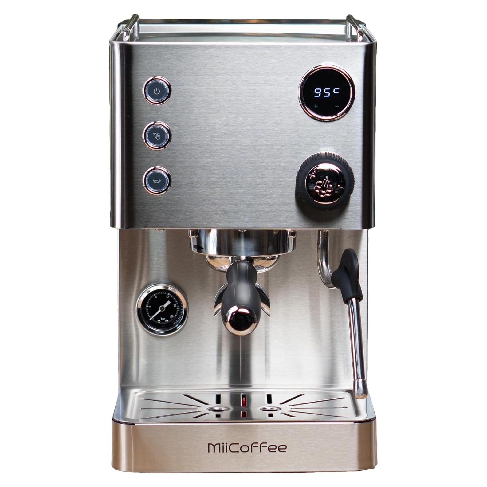 Máquina de Espresso MiiCoffee Apex Acero Inoxidable 8.64kg