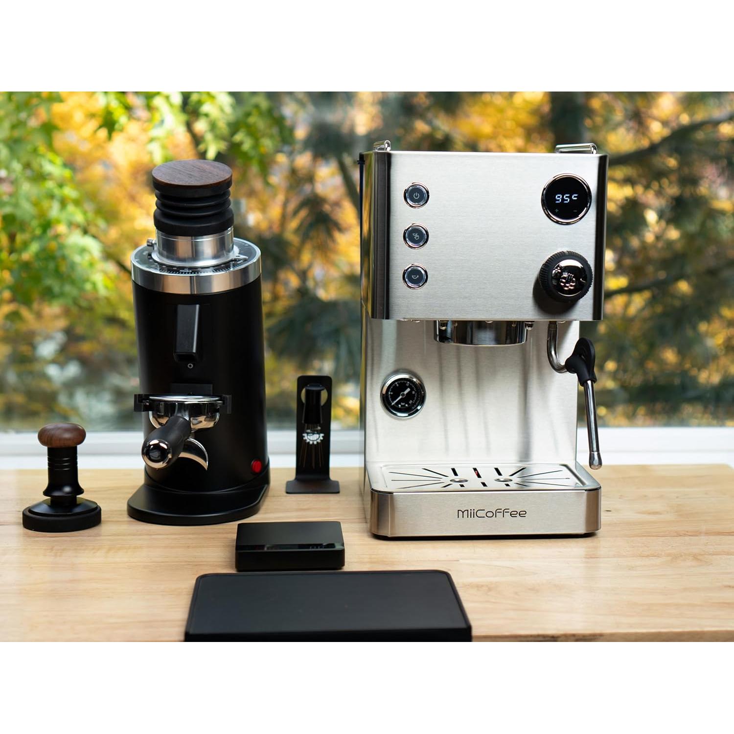 Máquina de Espresso MiiCoffee Apex Acero Inoxidable 8.64kg