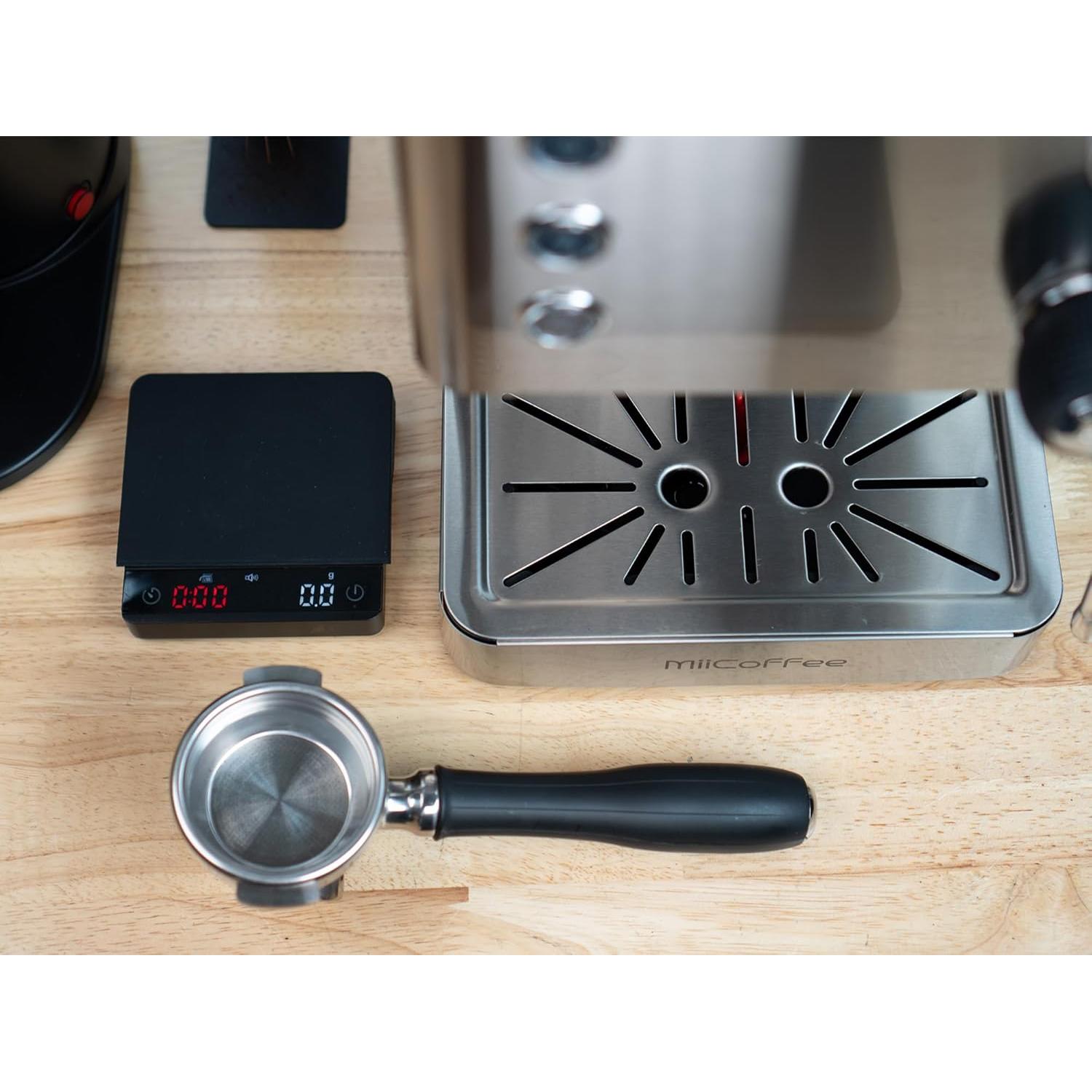 Máquina de Espresso MiiCoffee Apex Acero Inoxidable 8.64kg