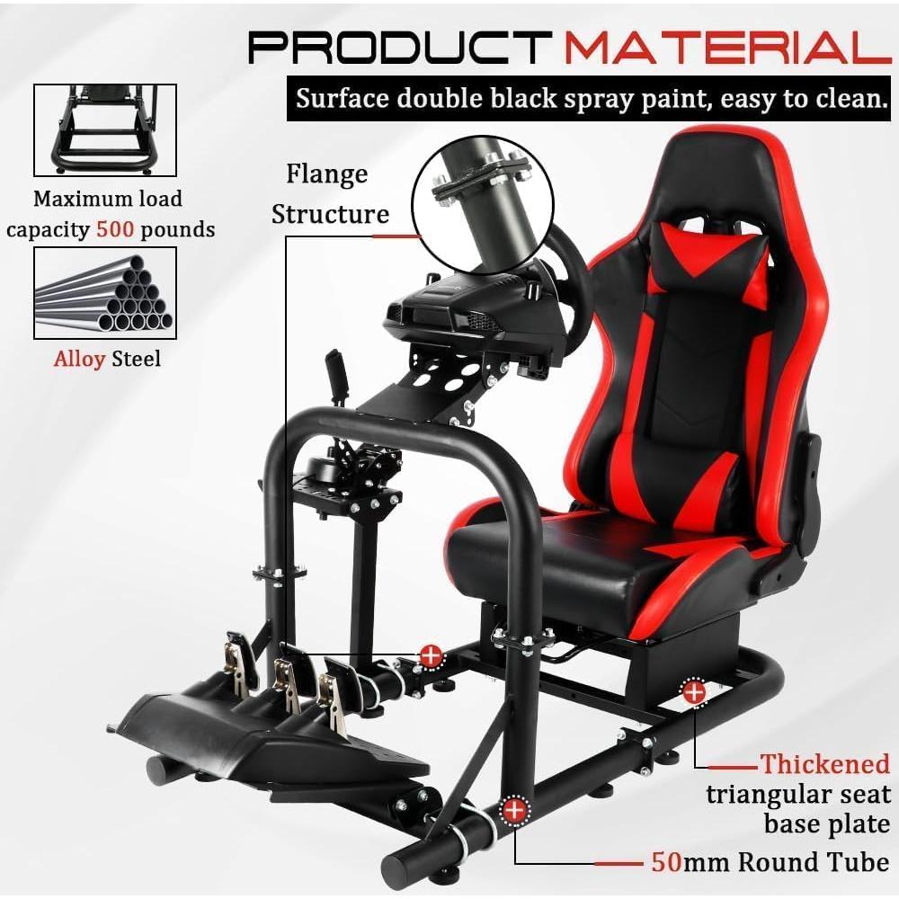 Cockpit de Simulador de Carreras Marada con Asiento Ajustable