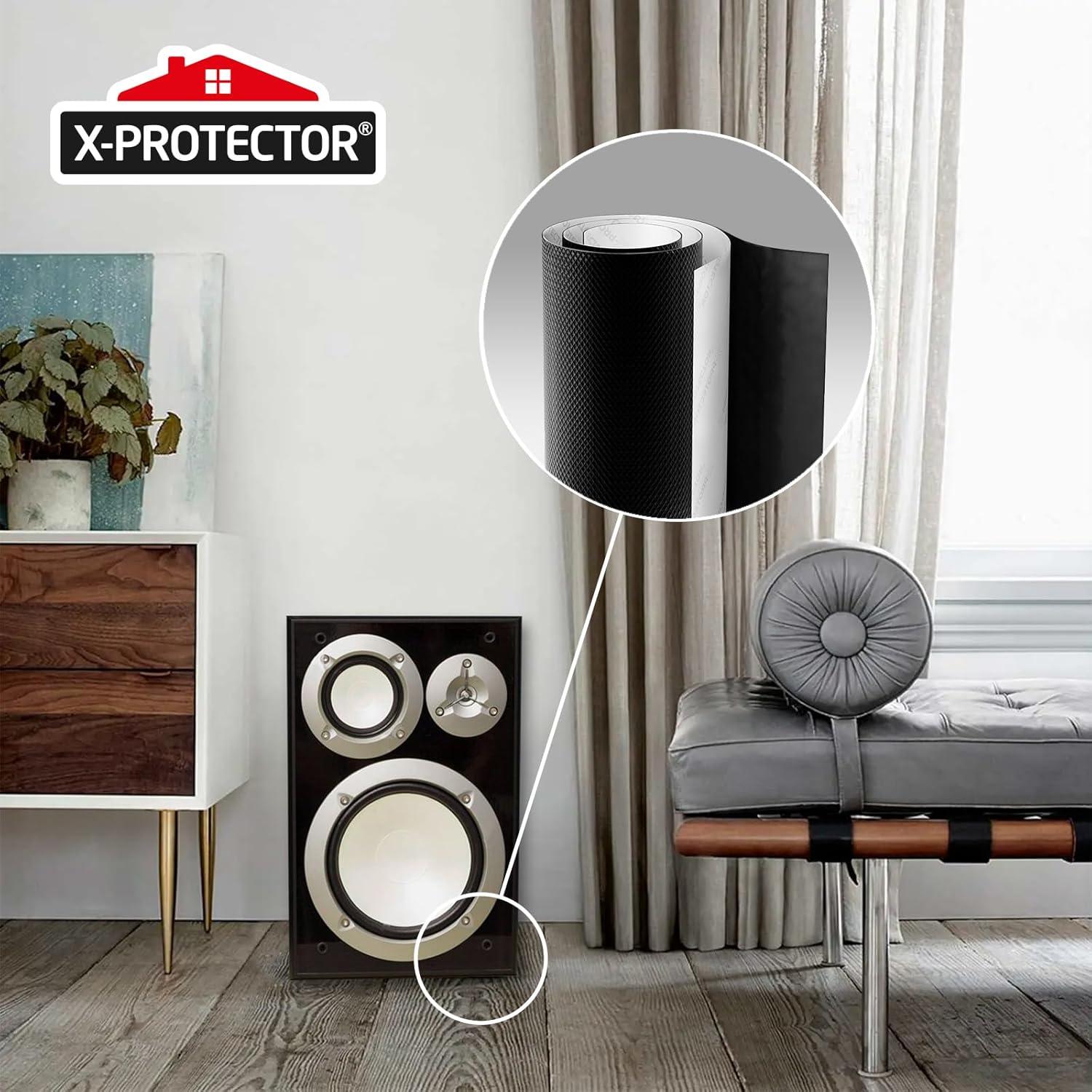 Almohadilla Antideslizante X-Protector 40 x 4 cm Silicona Negra