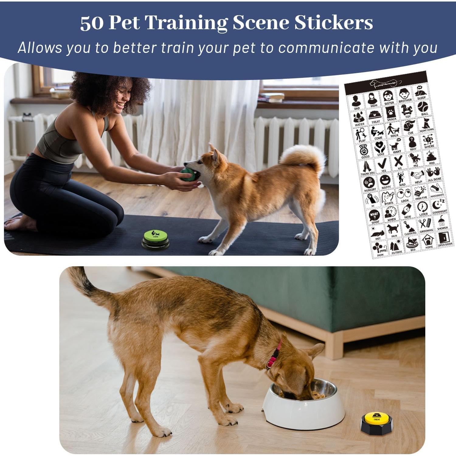 Pegatinas de Entrenamiento para Mascotas BOSKEY - 50 Acciones