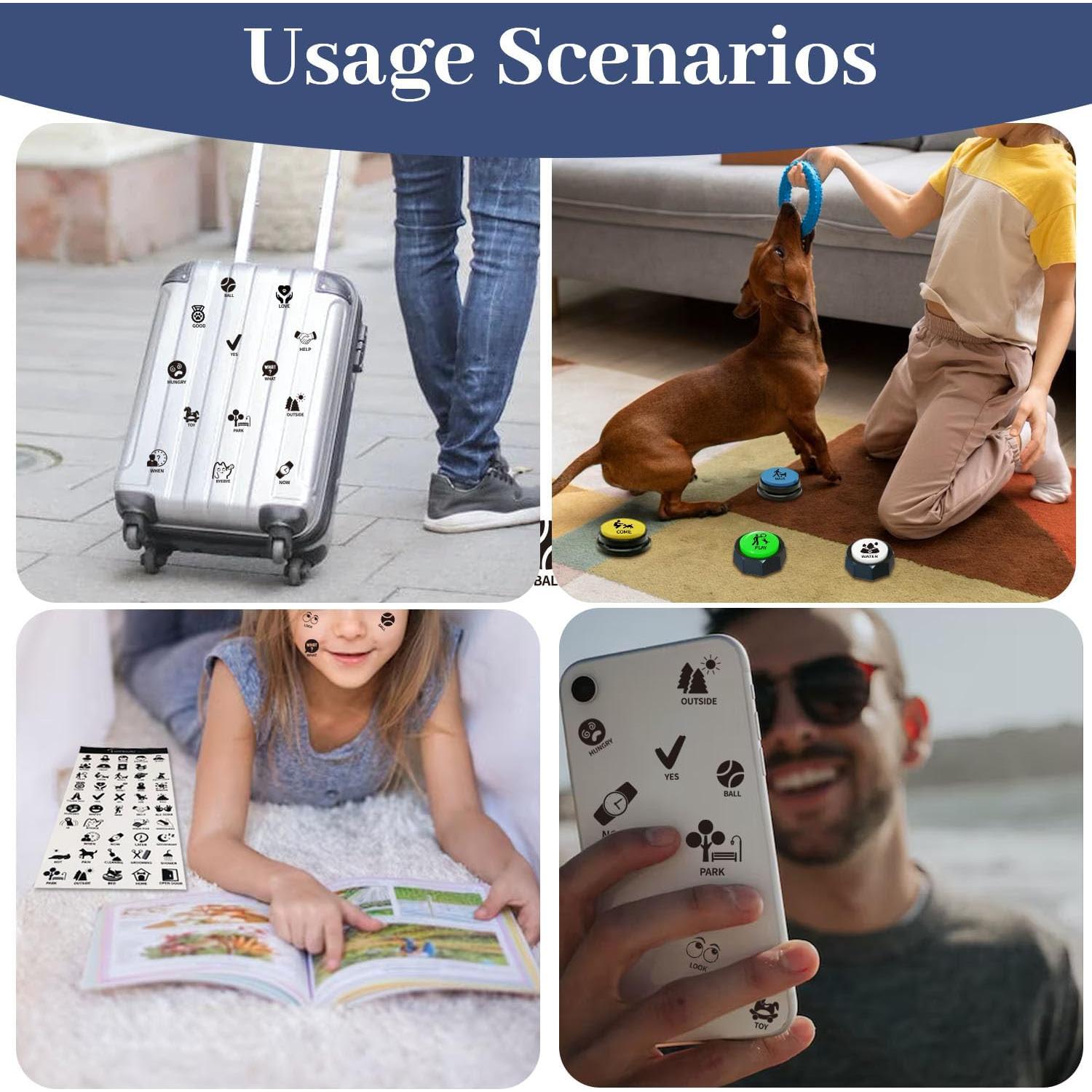 Pegatinas de Entrenamiento para Mascotas BOSKEY - 50 Acciones