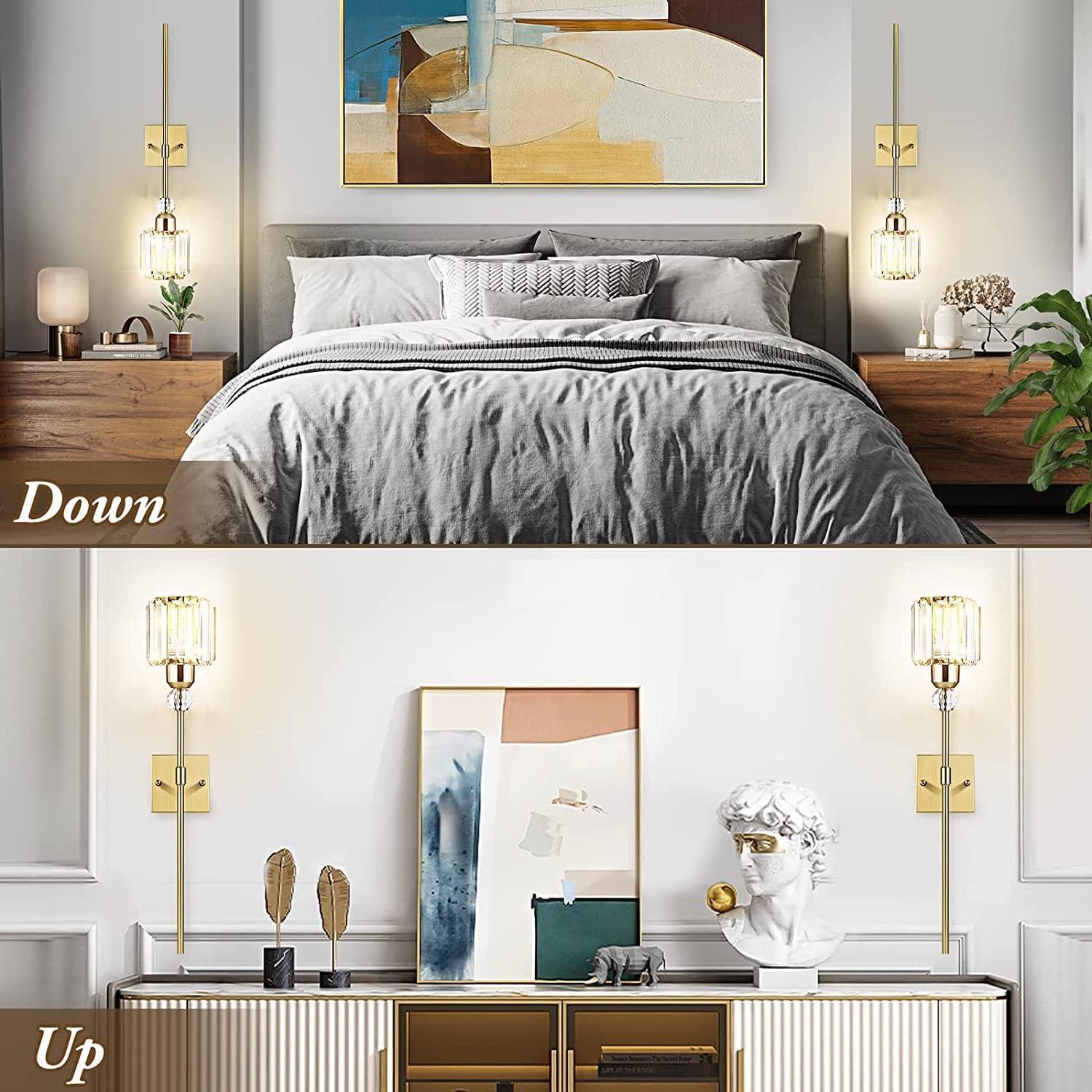 Apliques de Pared Inalámbricos ZitBrox Oro - Juego de 2 LED