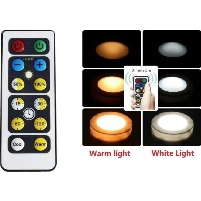 Apliques de Pared Inalámbricos ZitBrox Oro - Juego de 2 LED