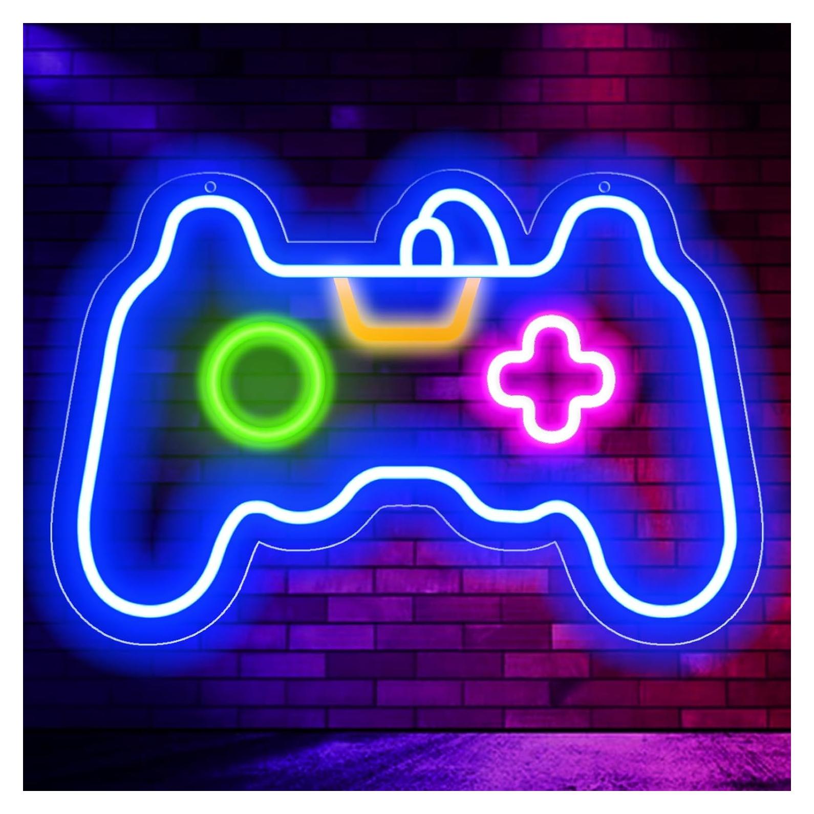 Luz de Neón LED KENFARI Controlador de Juego 36x24 cm