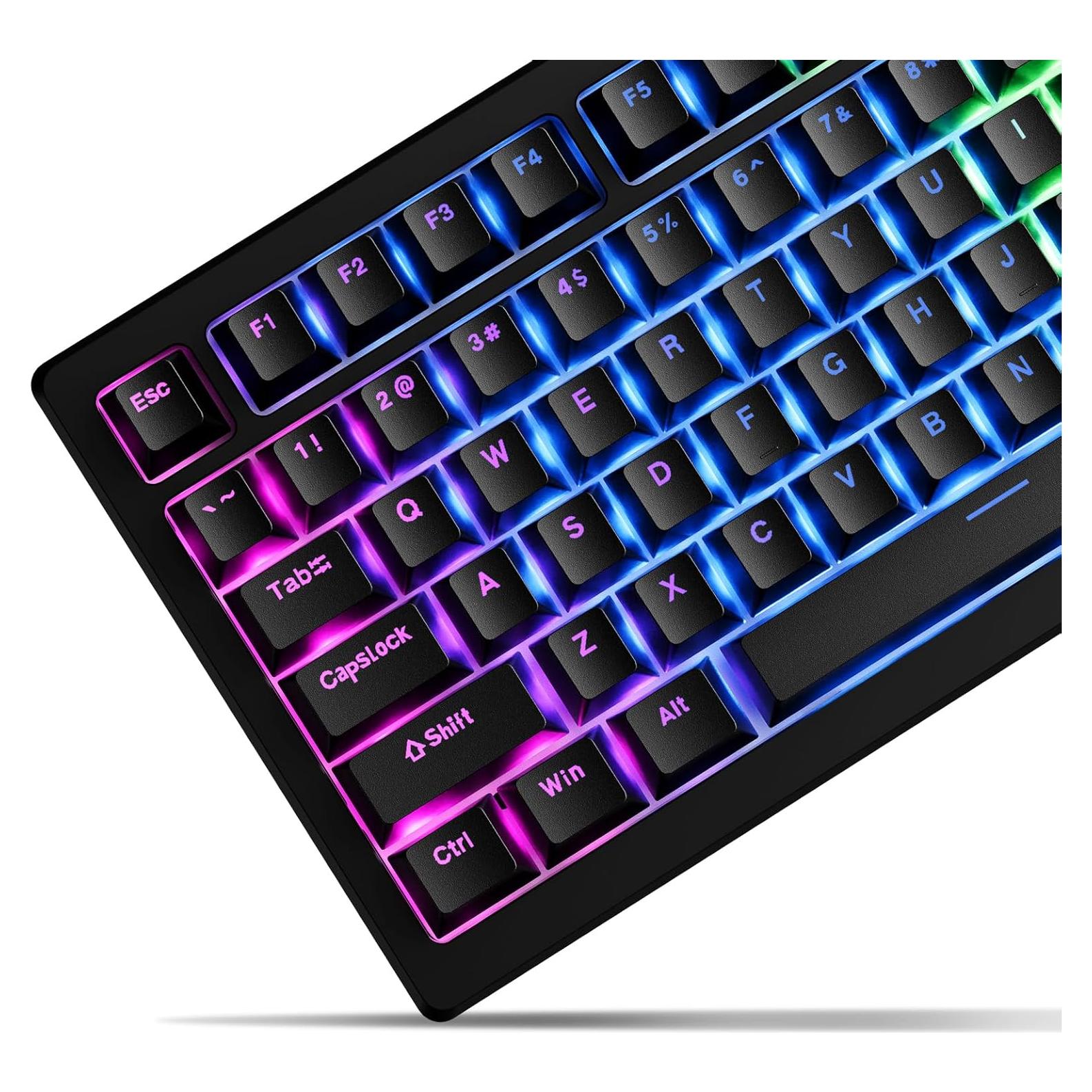 Conjunto de Teclas Mecánicas SDYZ Doubleshot PBT 131 Teclas Negras