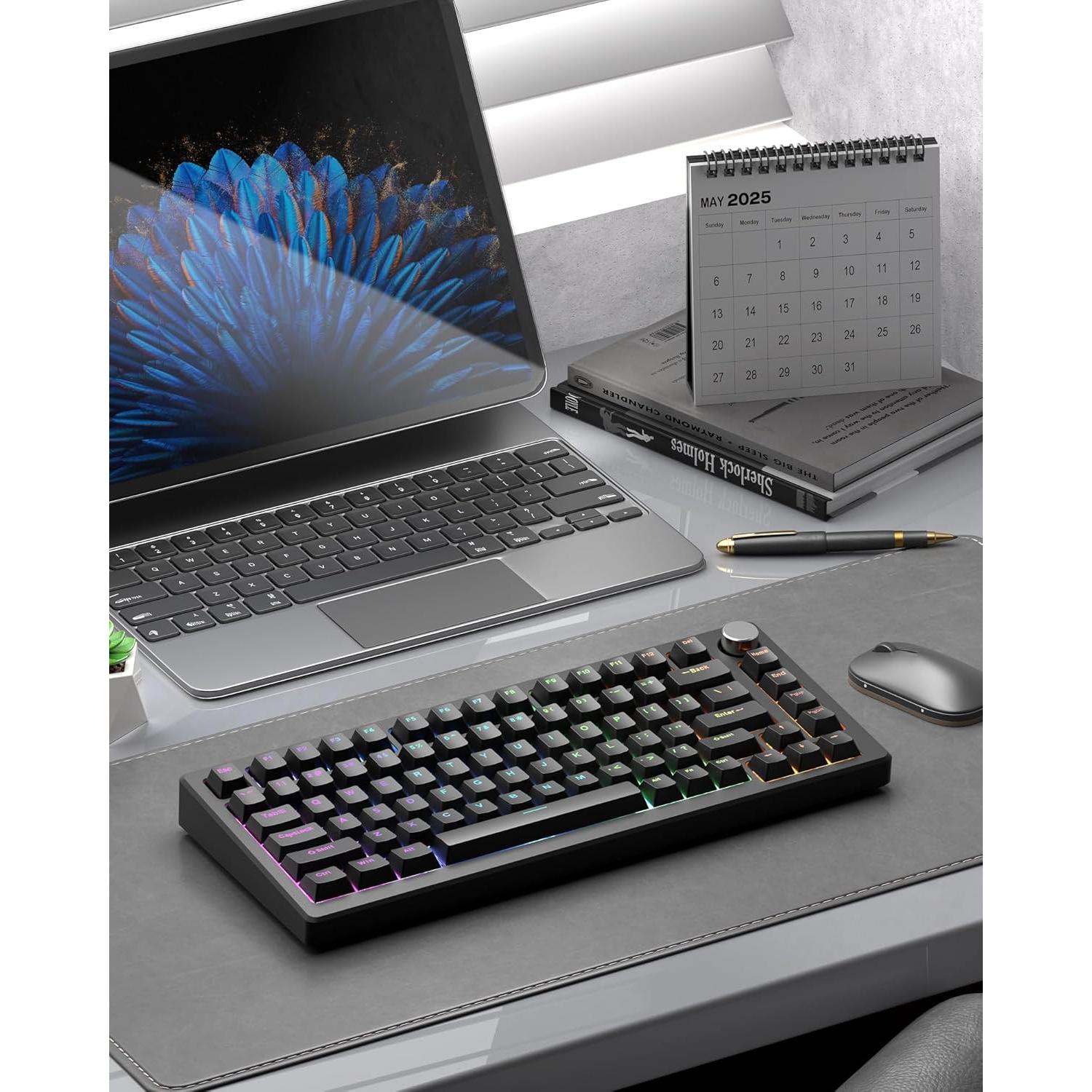 Conjunto de Teclas Mecánicas SDYZ Doubleshot PBT 131 Teclas Negras