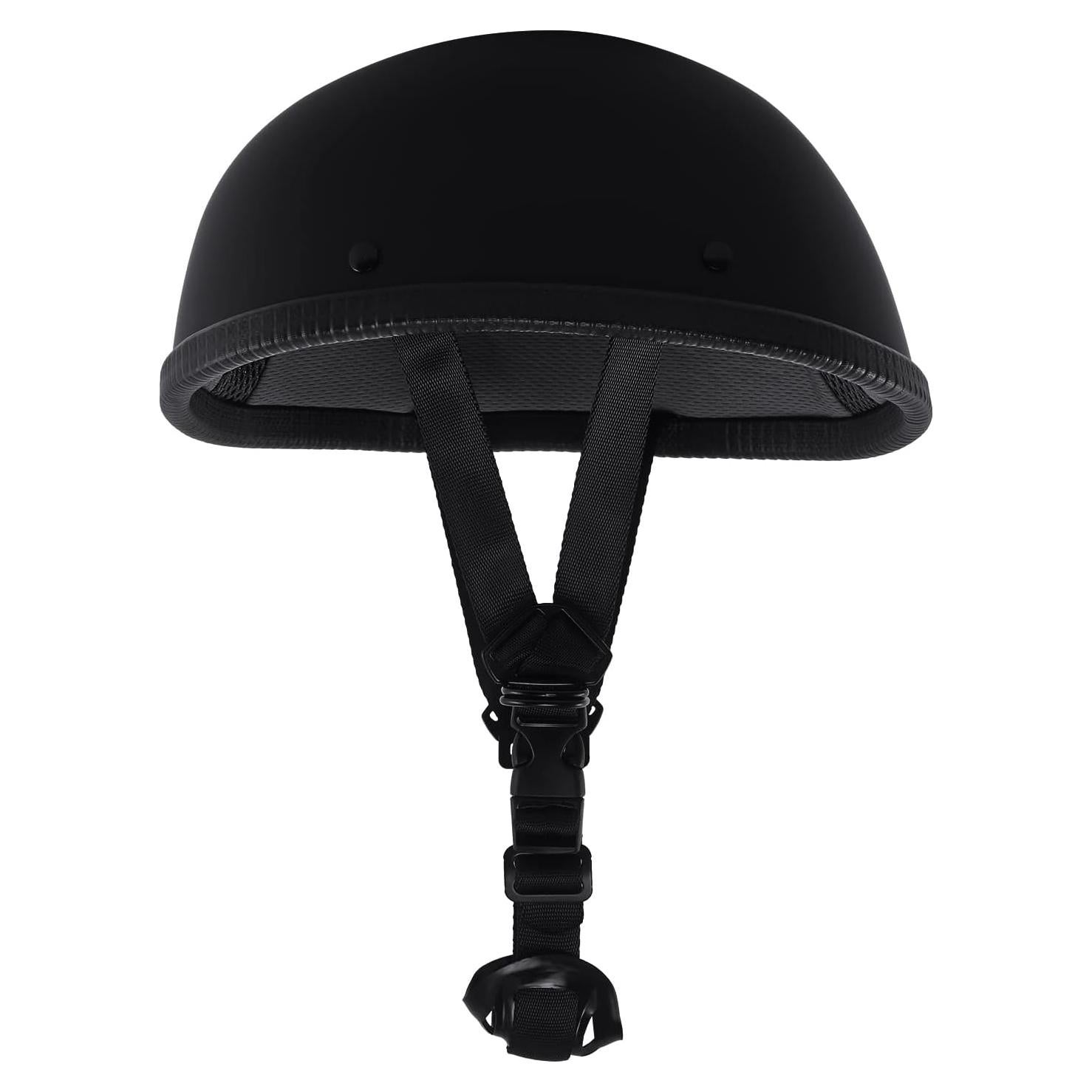 Casco de Motocicleta Beanie H-YEEU XL ABS Negro