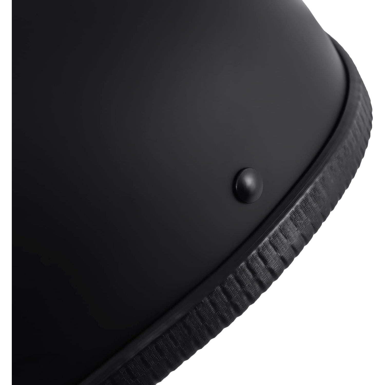 Casco de Motocicleta Beanie H-YEEU XL ABS Negro