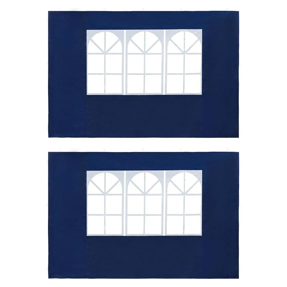 Lateral de Carpa Gecheer 2 Piezas con Ventanas Azul 300x195cm