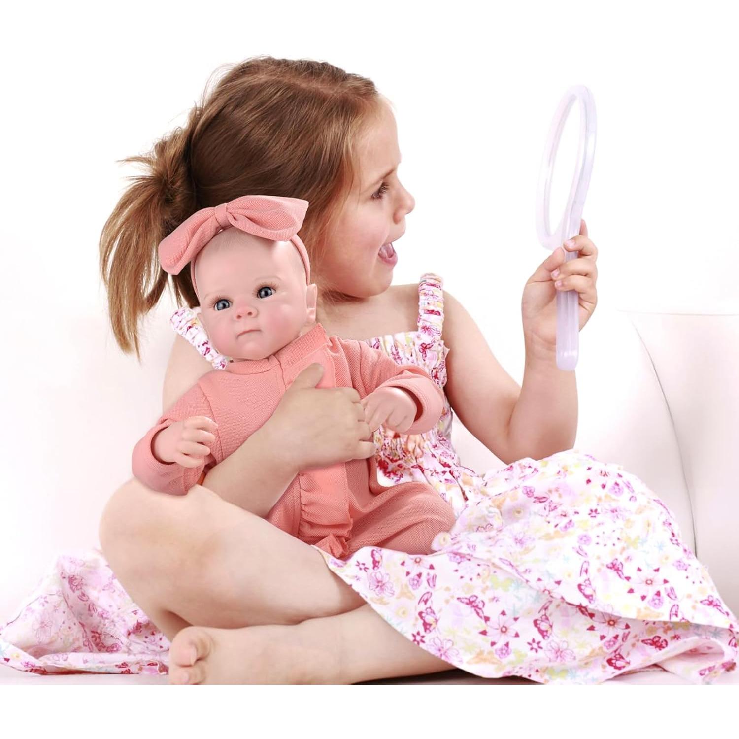 Muñeca Reborn GAGAKU 45.72 cm Realista con Accesorios