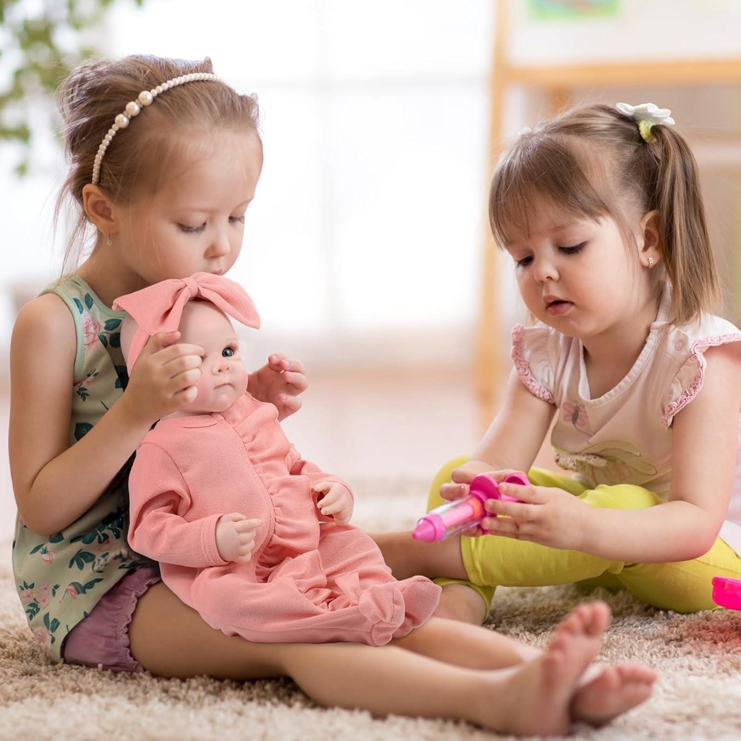 Muñeca Reborn GAGAKU 45.72 cm Realista con Accesorios