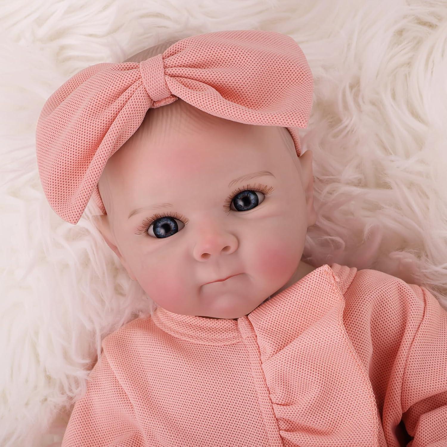 Muñeca Reborn GAGAKU 45.72 cm Realista con Accesorios