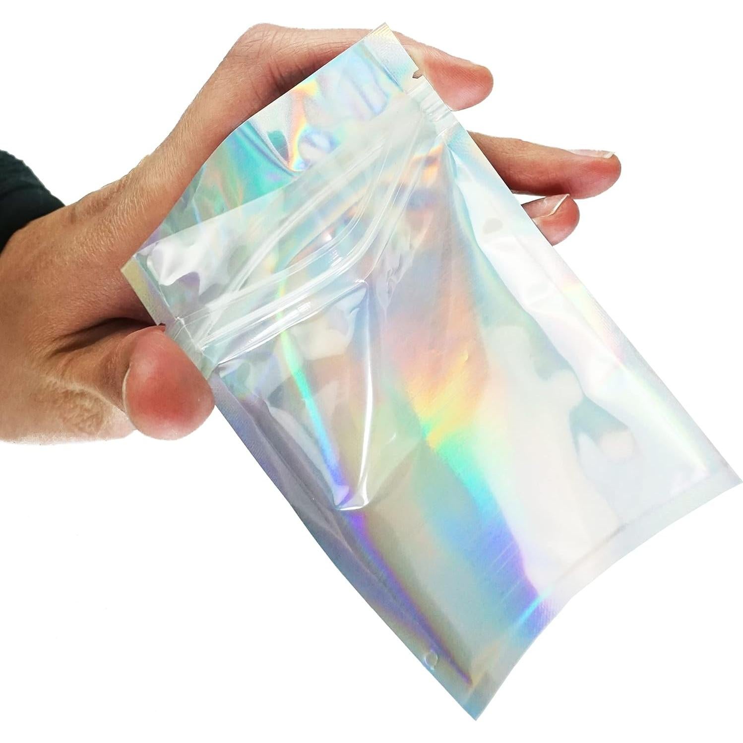 Bolsas de Fiesta Holográficas QQ Studio 100 Unidades 6.1x9.9cm