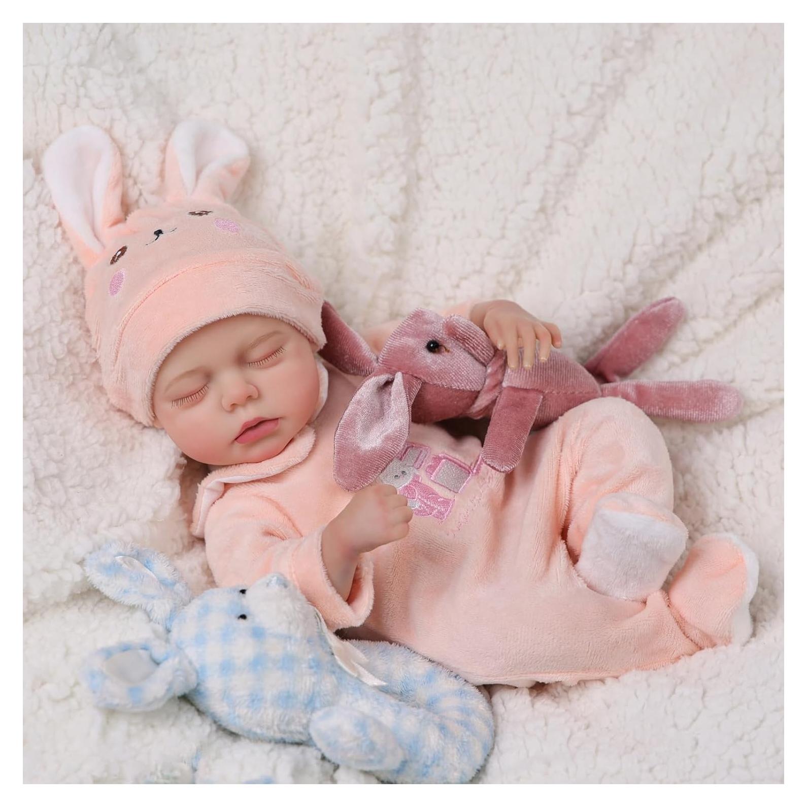 Muñeca Reborn Realista BABESIDE 30.48 cm con Accesorios