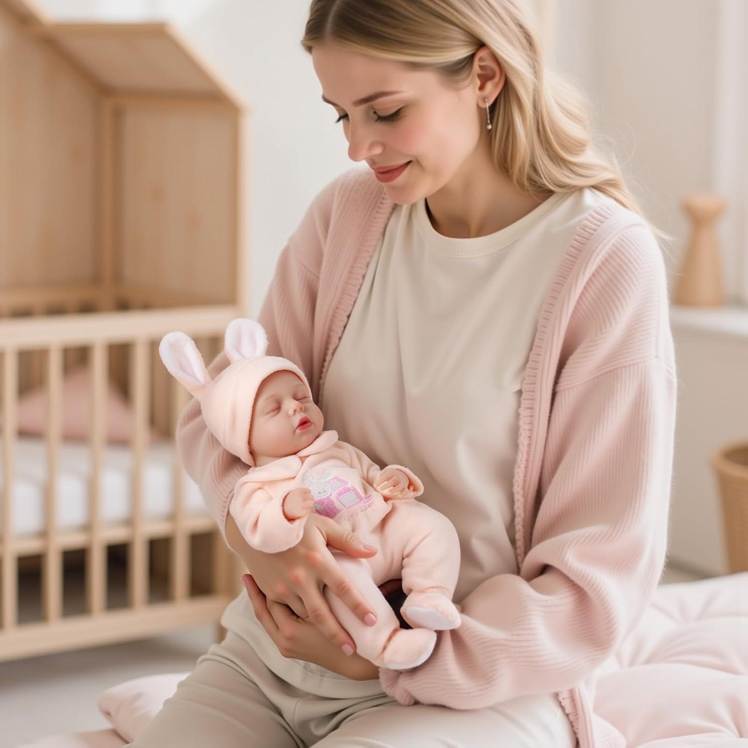 Muñeca Reborn Realista BABESIDE 30.48 cm con Accesorios