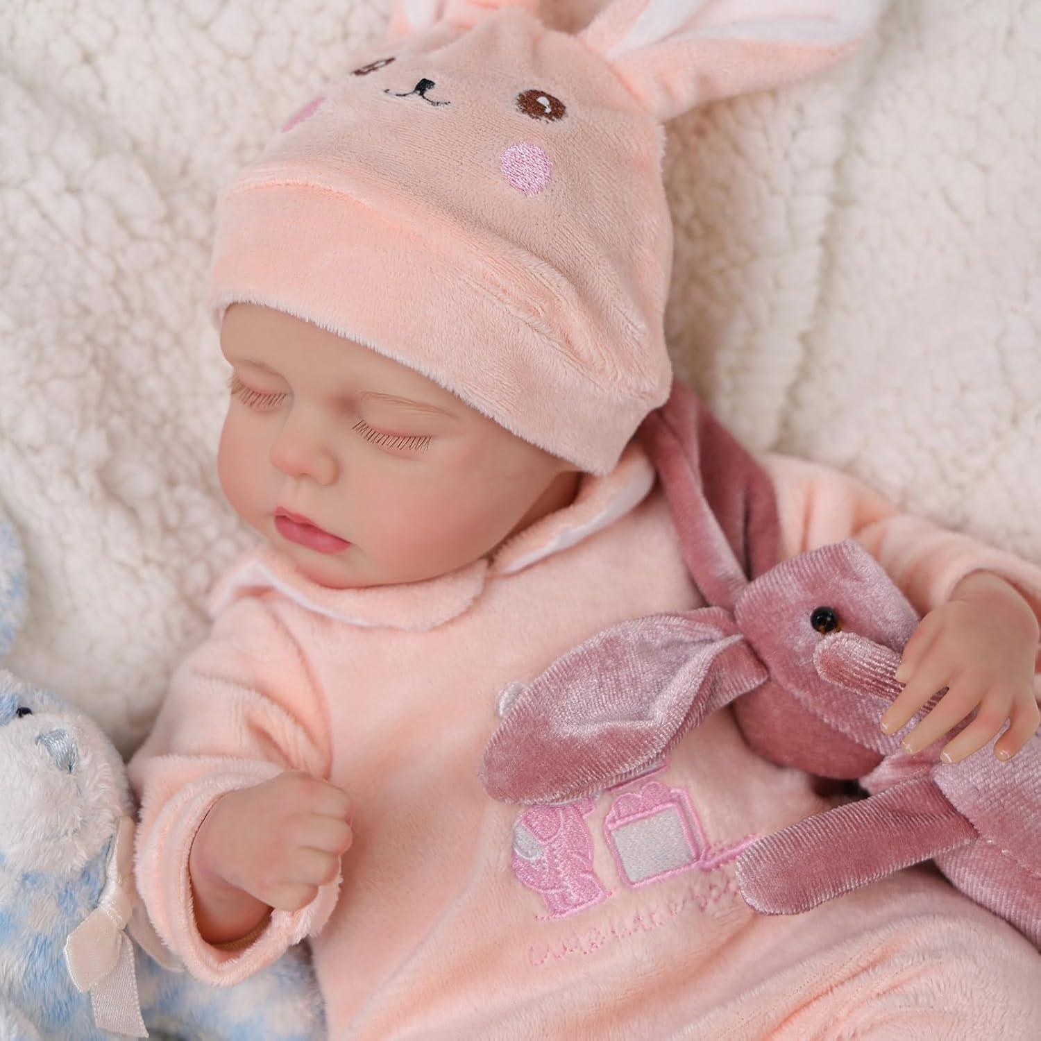 Muñeca Reborn Realista BABESIDE 30.48 cm con Accesorios