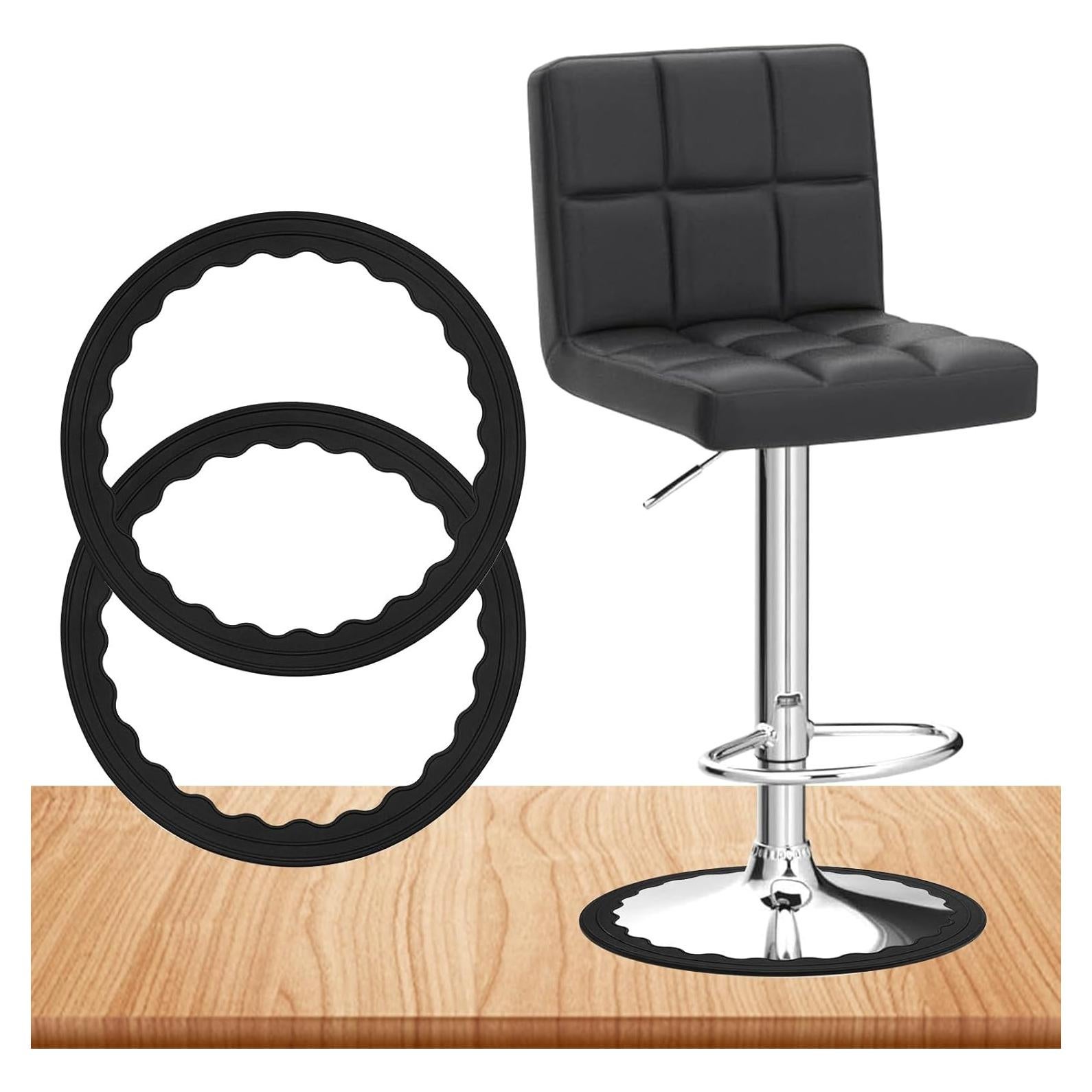 Protector de Piernas de Taburete Dazhuocs Pack de 2 Ajustable