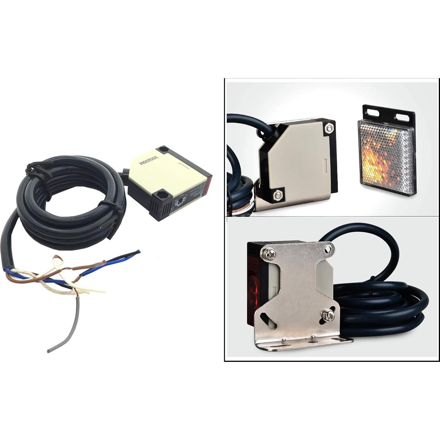 Sensor Fotoeléctrico YXQ E3JK-R4M1 4M AC 24-240V DC 12-24V