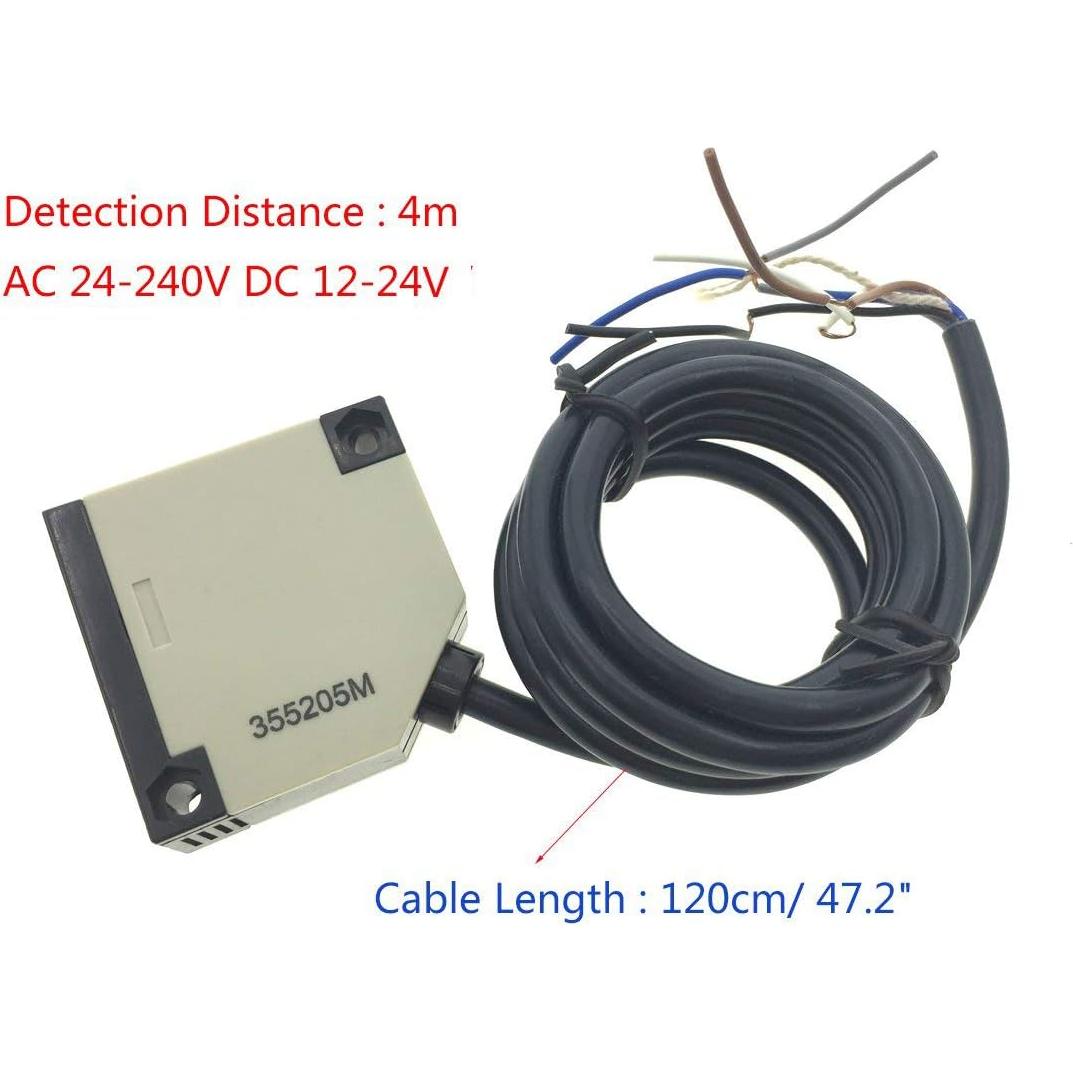 Sensor Fotoeléctrico YXQ E3JK-R4M1 4M AC 24-240V DC 12-24V