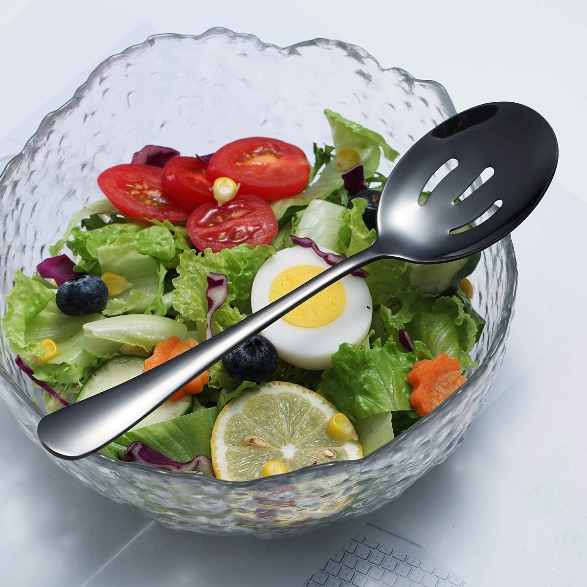 Juego de Servicio de Placas de Titanio Negro Kyraton - 4 Piezas