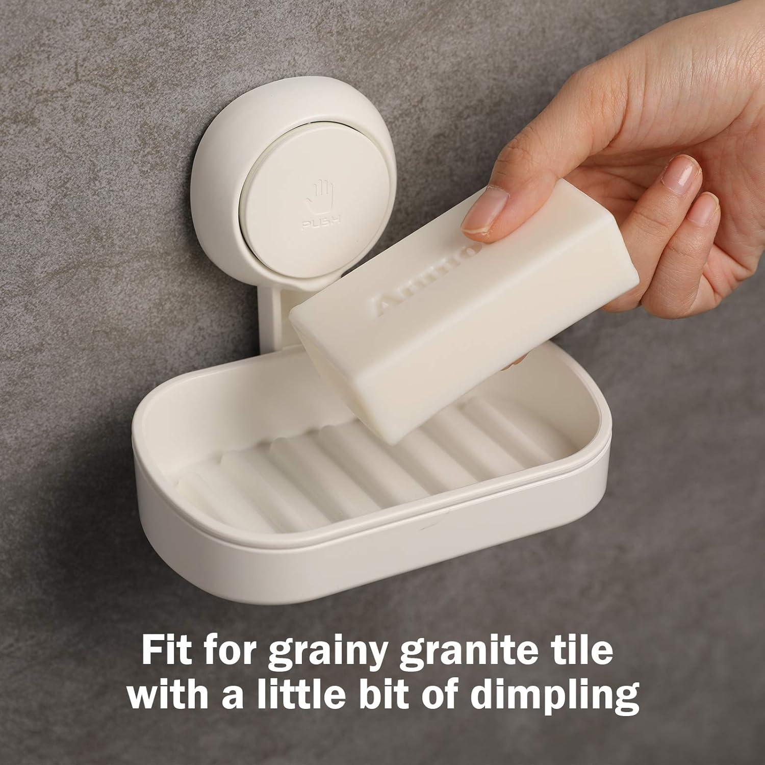 Soporte para Jabón LEVERLOC con Ventosa - Ducha y Baño