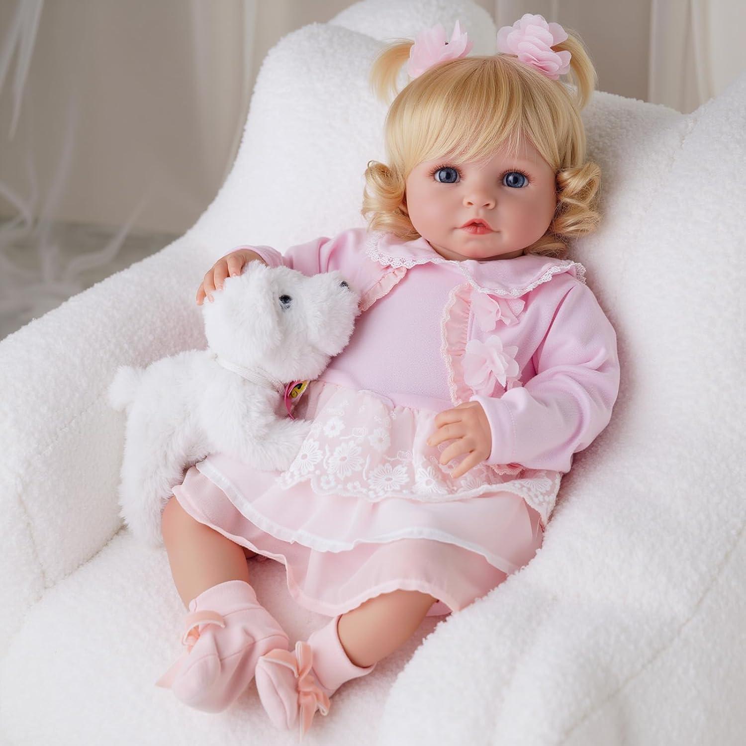 Muñeca Reborn BABESIDE 20" Realista con Accesorios