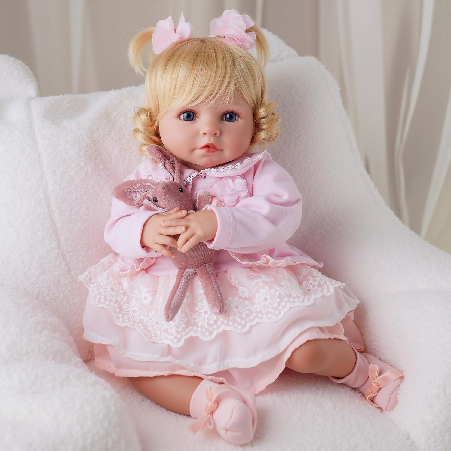 Muñeca Reborn BABESIDE 20" Realista con Accesorios