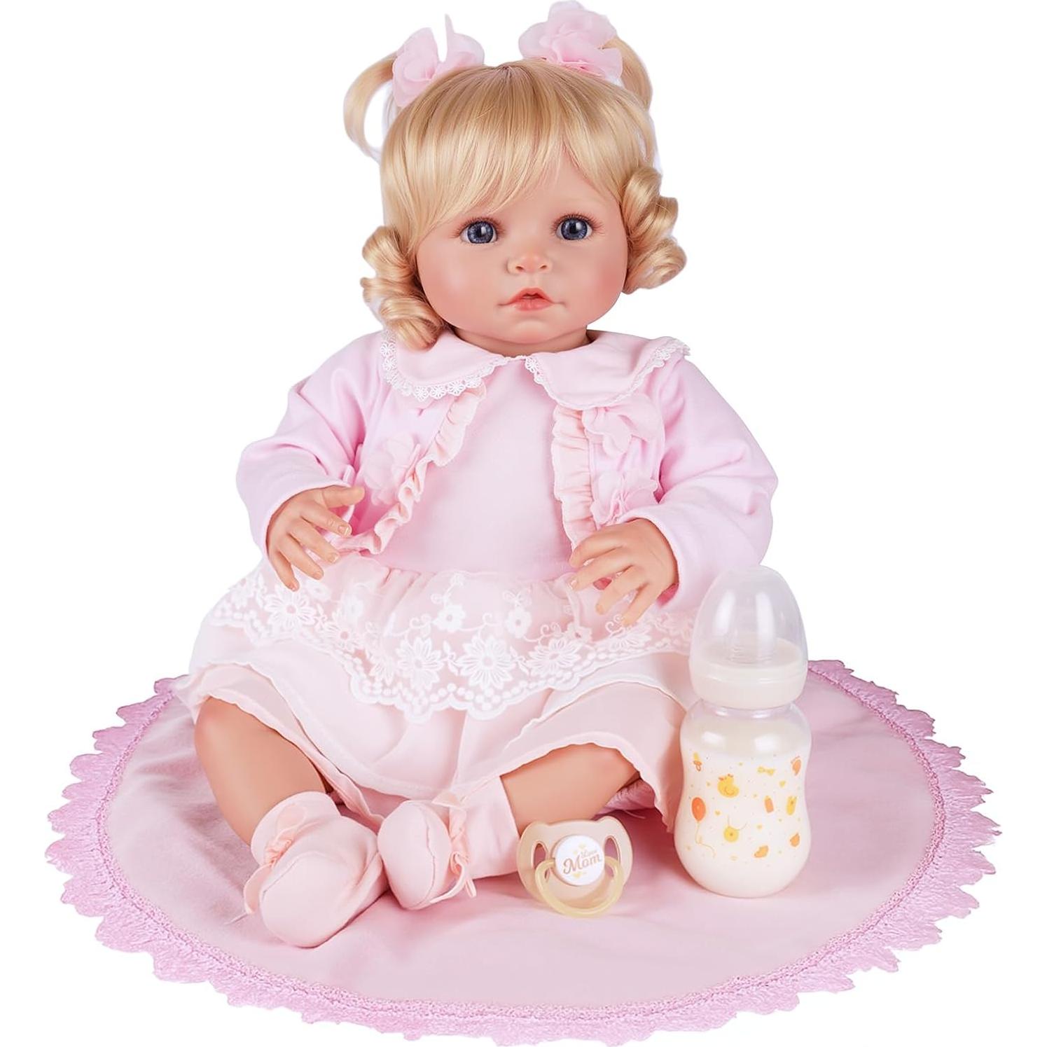 Muñeca Reborn BABESIDE 20" Realista con Accesorios