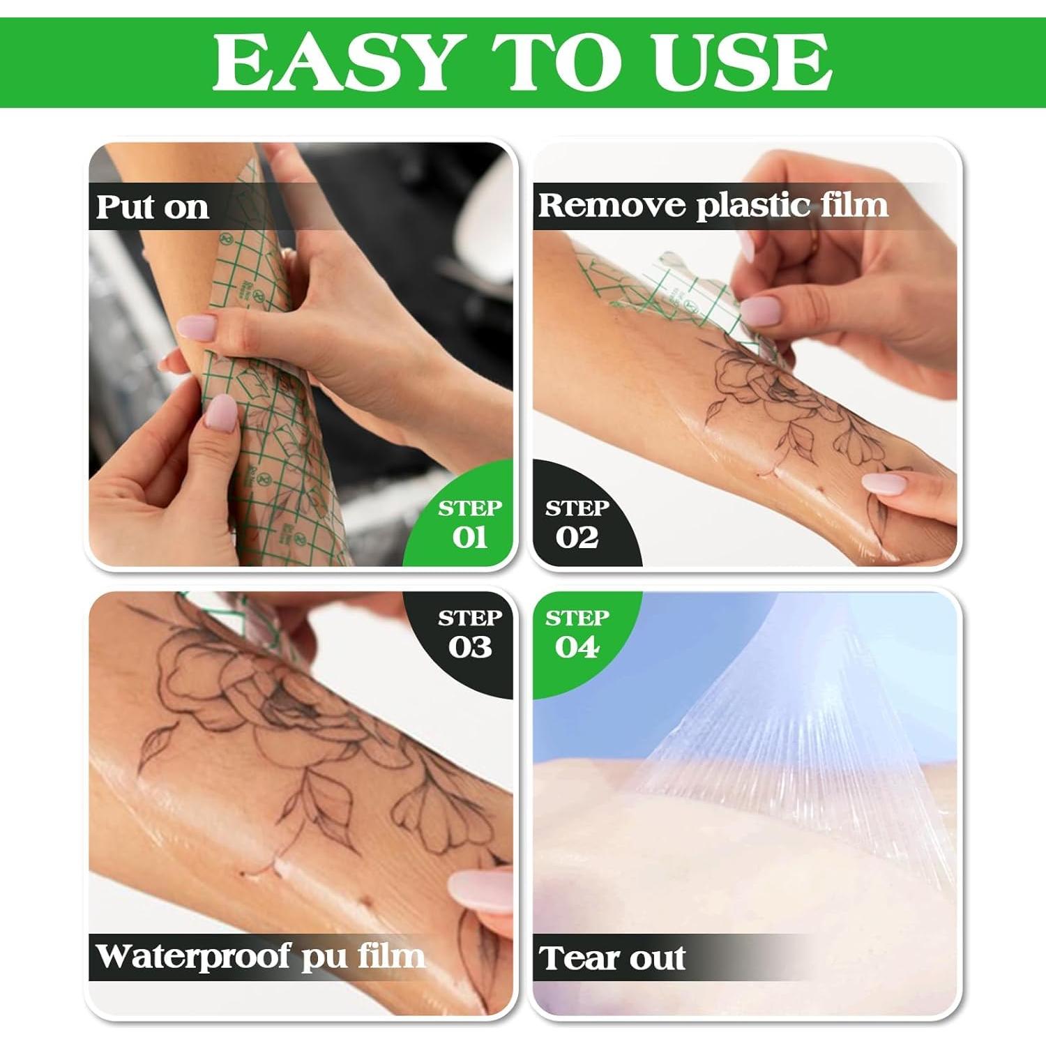 Vendaje Cuidado Posterior Tatuajes Jconly 10.67 m Impermeable