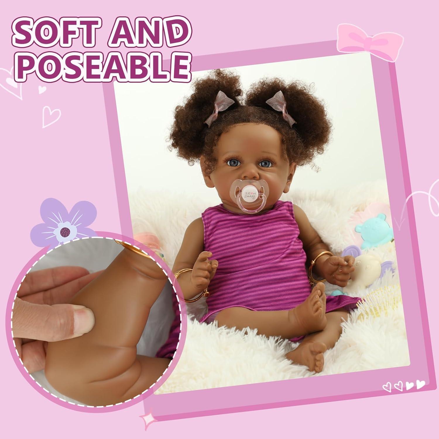 Muñeca Reborn Kdudgso Calista 55 cm Bebé Realista