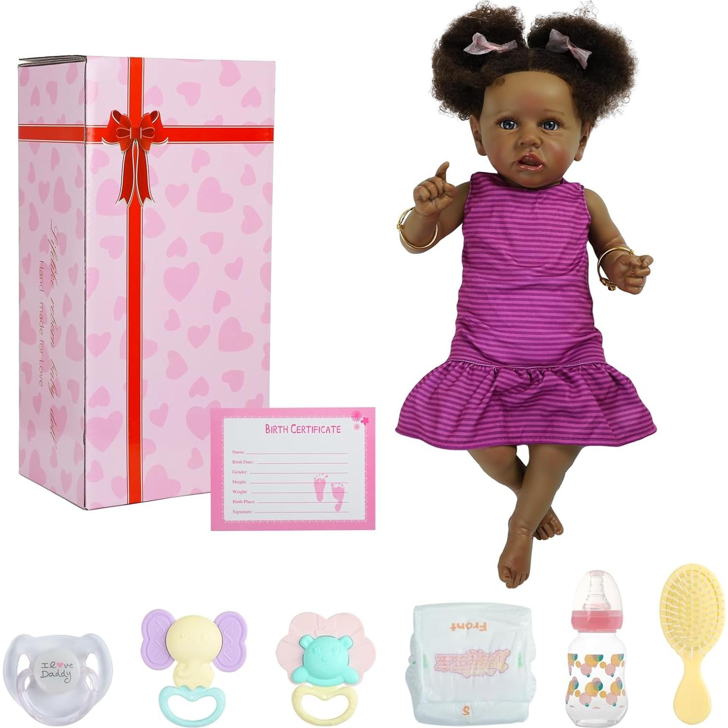 Muñeca Reborn Kdudgso Calista 55 cm Bebé Realista