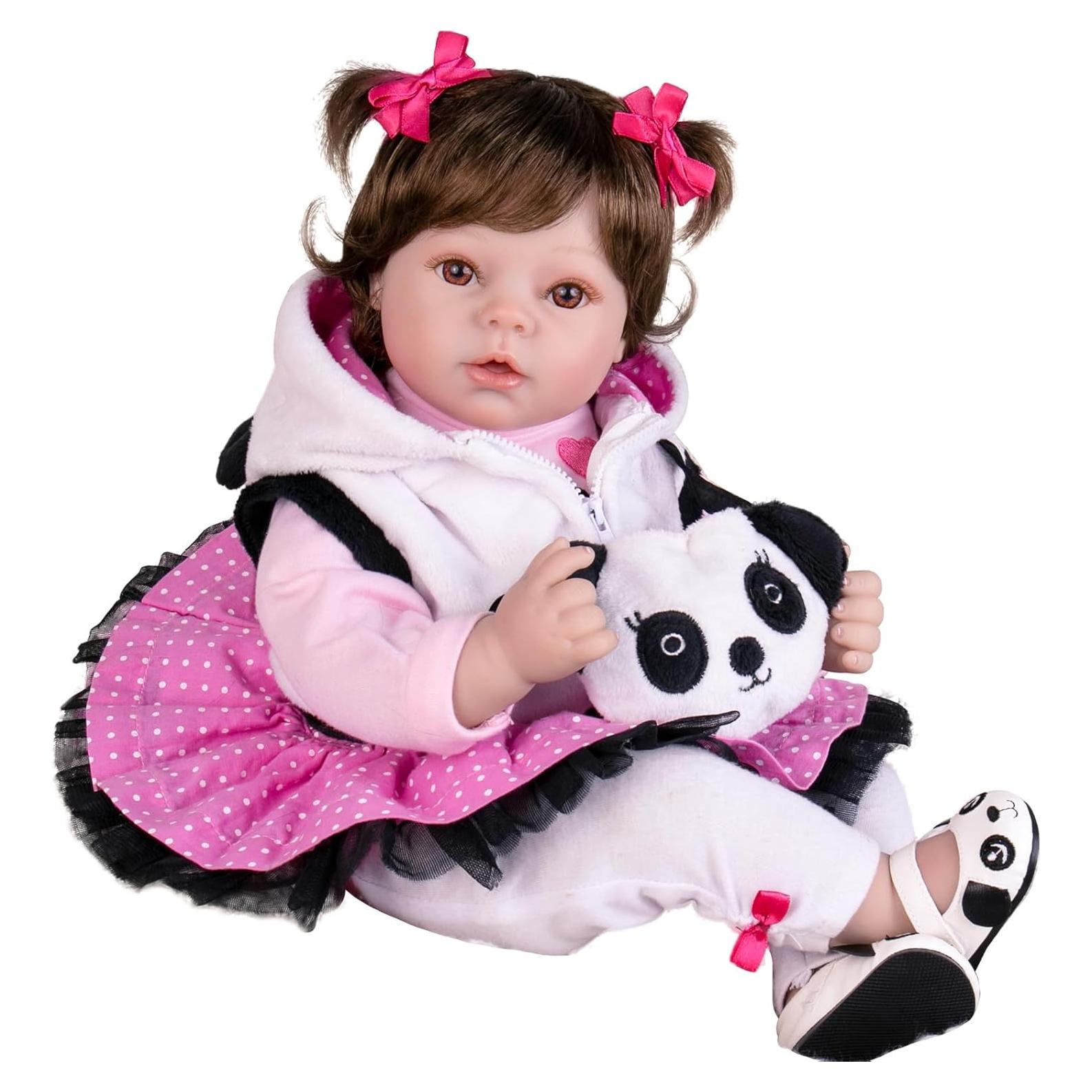 Muñeca Aori Reborn Bebé Realista 55.88 cm con Accesorios