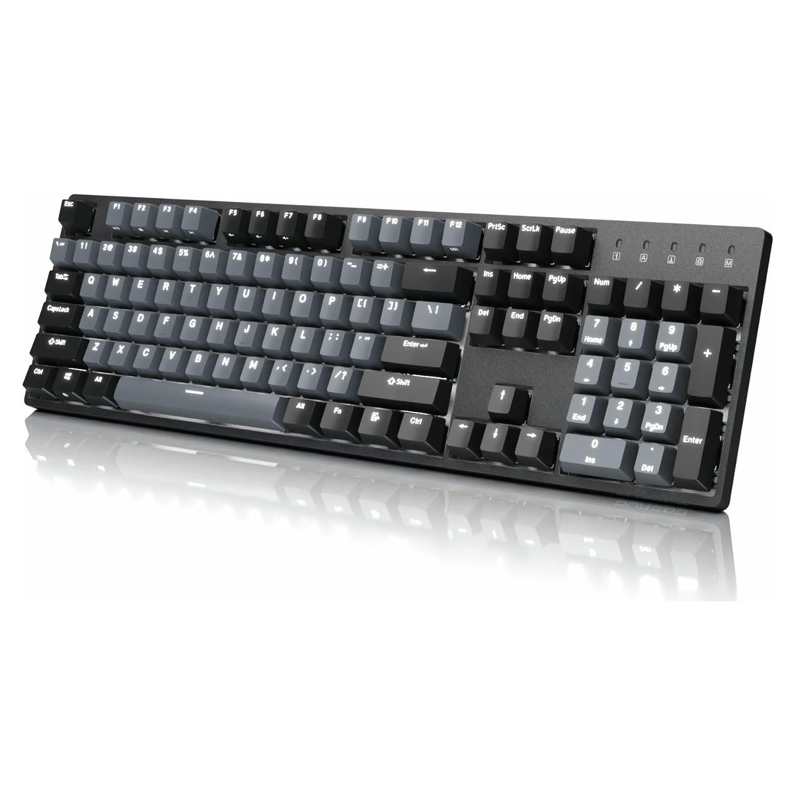 Teclado Mecánico Durgod K310 104 Teclas Retroiluminado USB-C