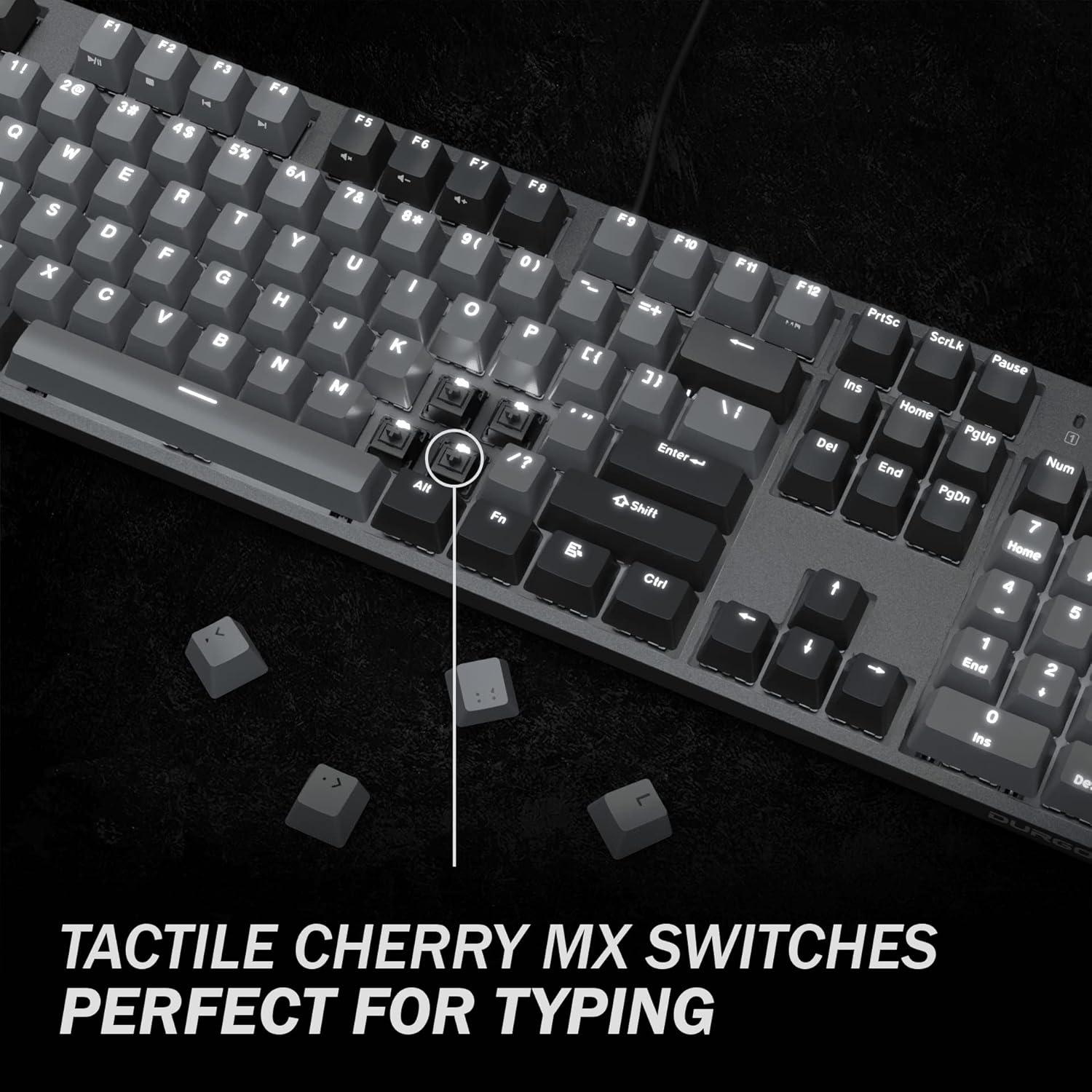 Teclado Mecánico Durgod K310 104 Teclas Retroiluminado USB-C